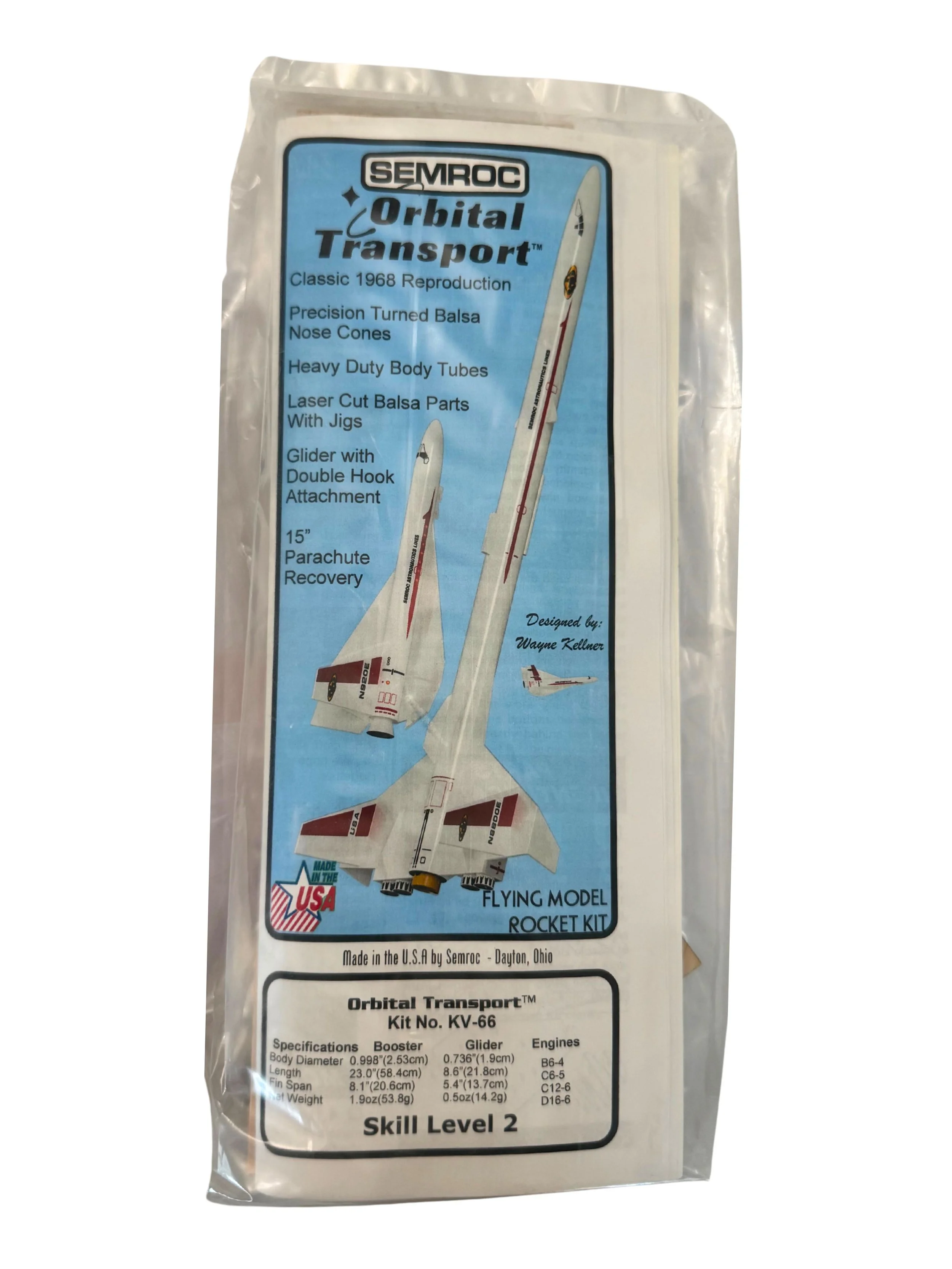 Buy Semroc Orbital Transport Flying Model Rocket Kit - #KV-66 — Launch ...