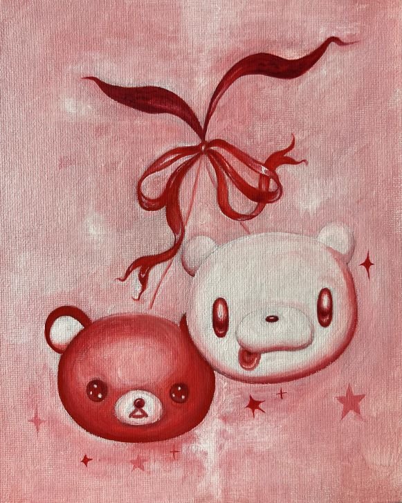 "Kuma" 2025; Acrylic