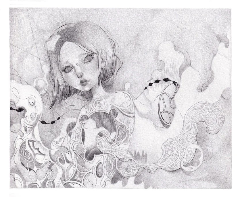 "Pagkabalisa" 2024; graphite