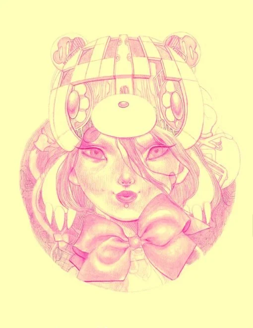 "2022; colored pencil