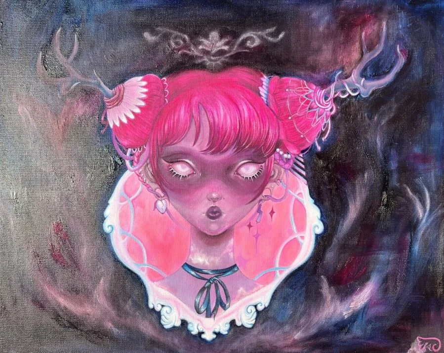 "Hollow II" 2025; Oil