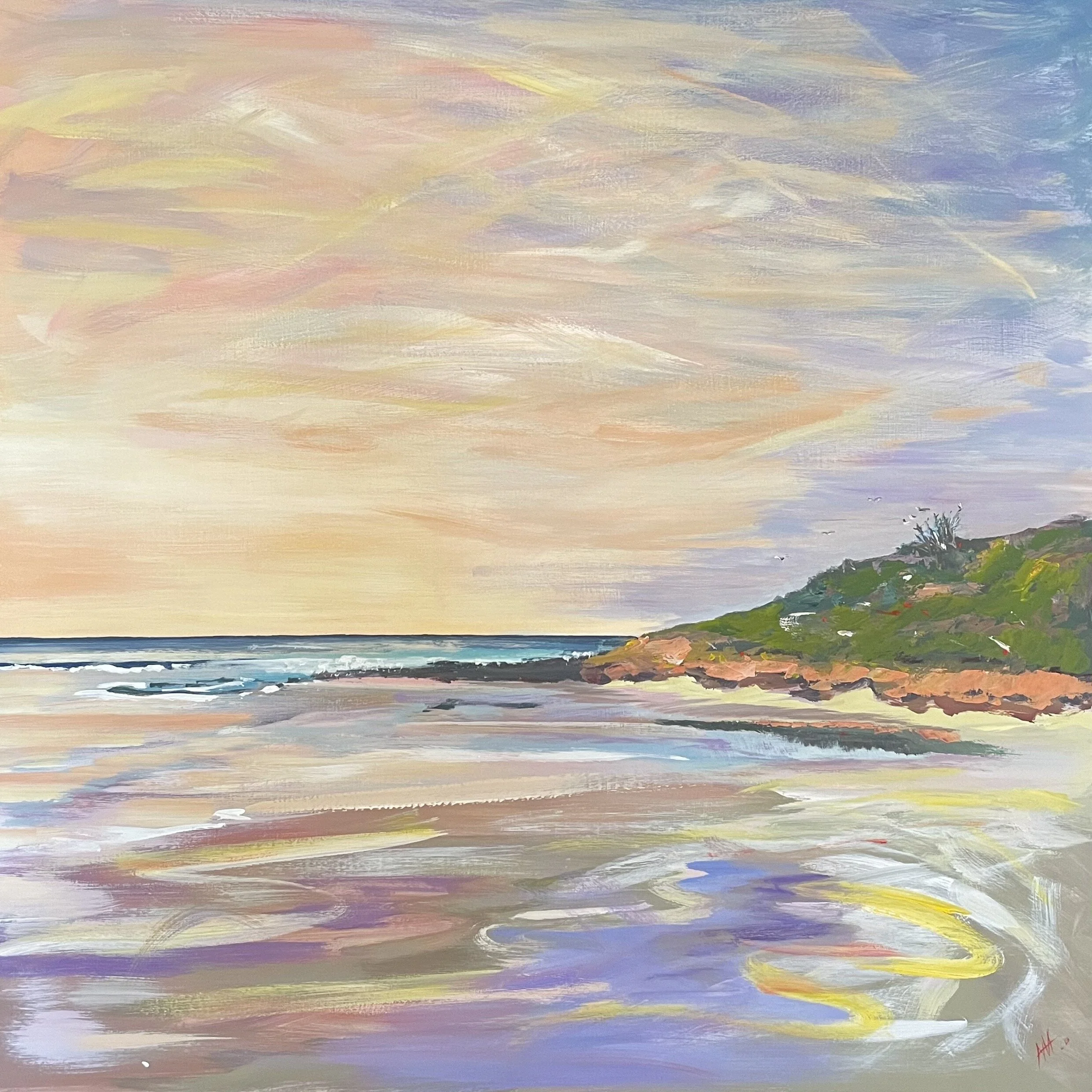 Pt. Impossible / Paradise. 1200 x 1200mm, acrylic on board. POA