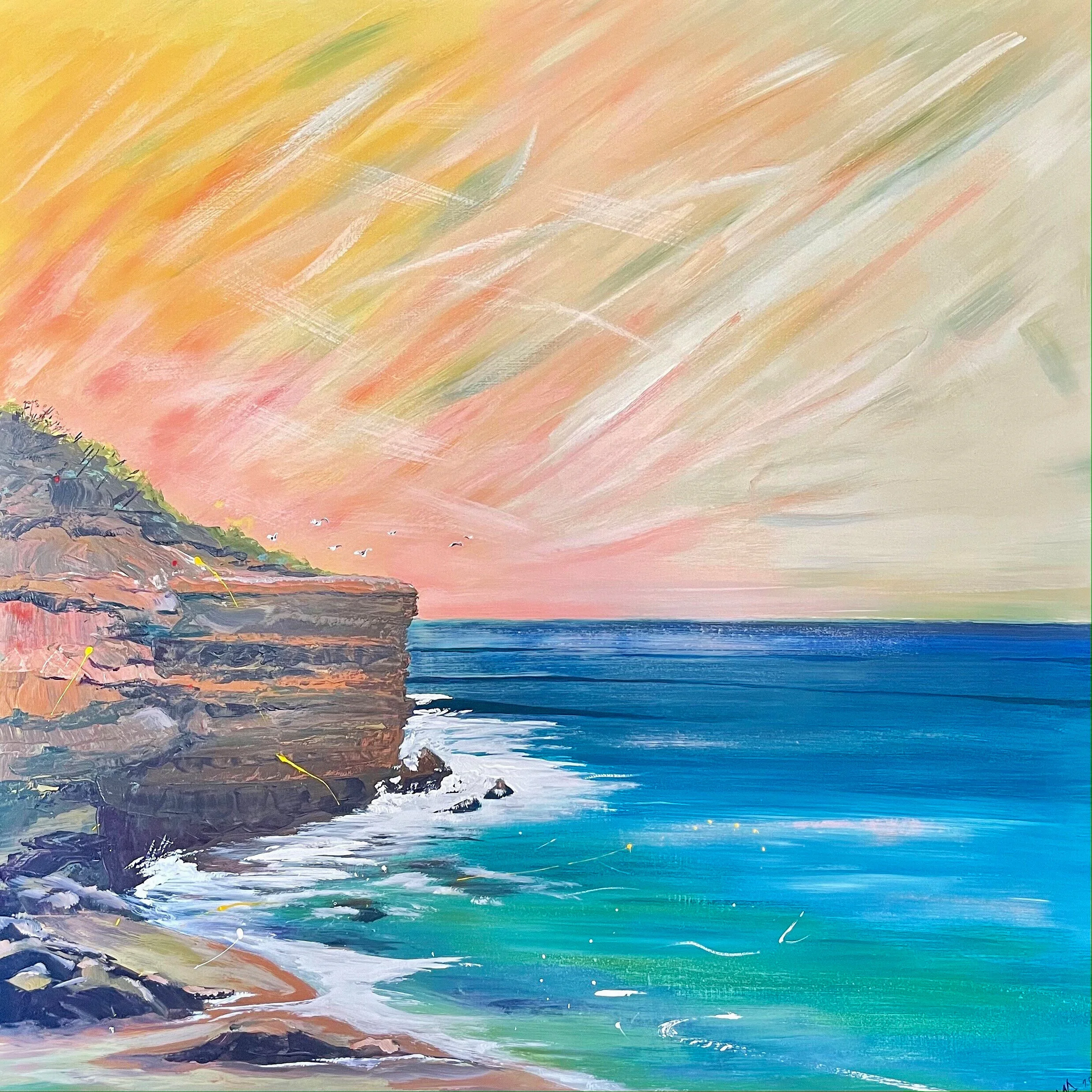 Winkipop / Dream. 1200 x 1200mm, acrylic on board. POA