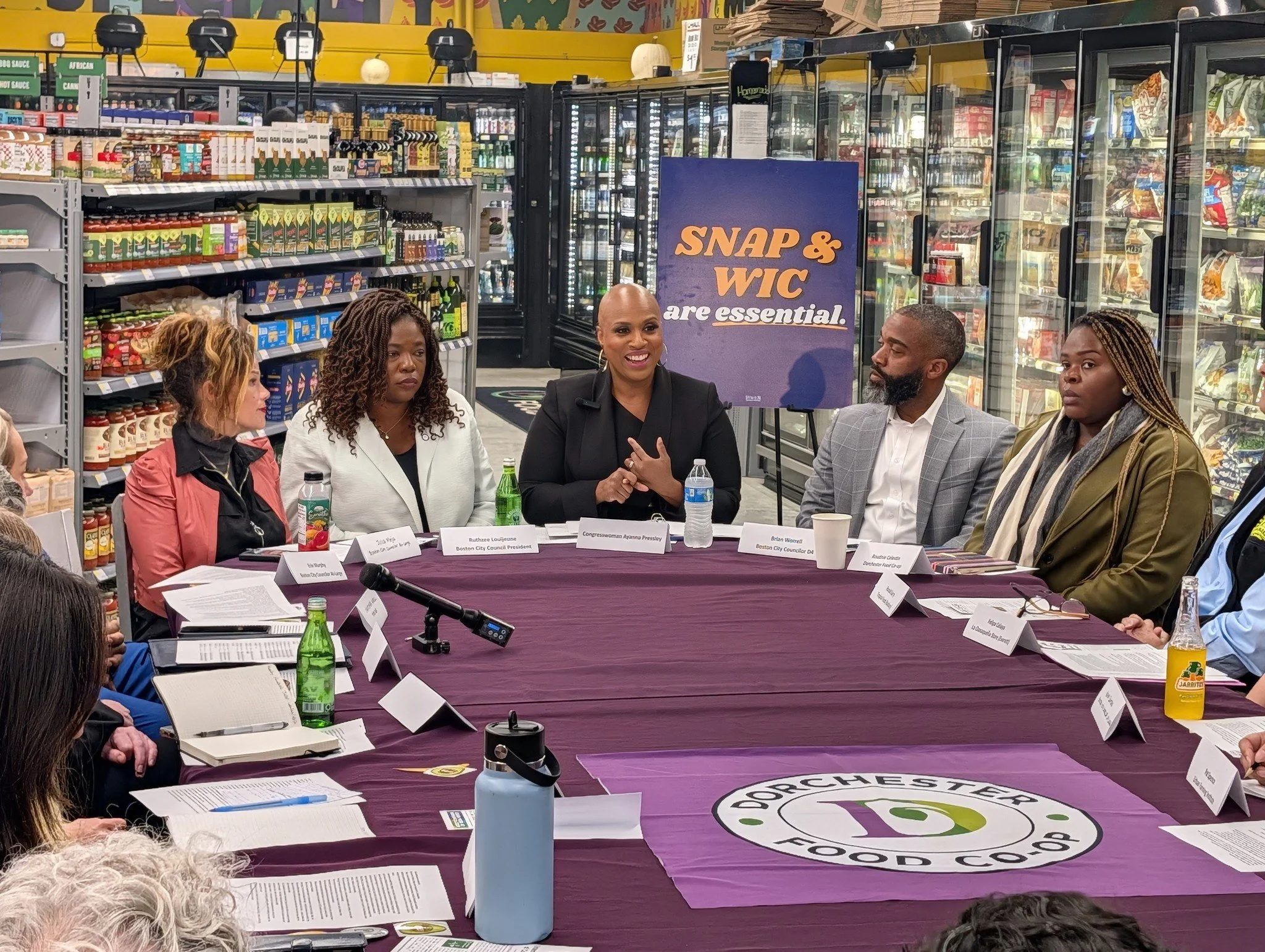 Food Justice at DFC: Congresswoman Ayanna Pressley Holds Roundtable and Press Conference at DFC (Event: Nov 3, 2025)