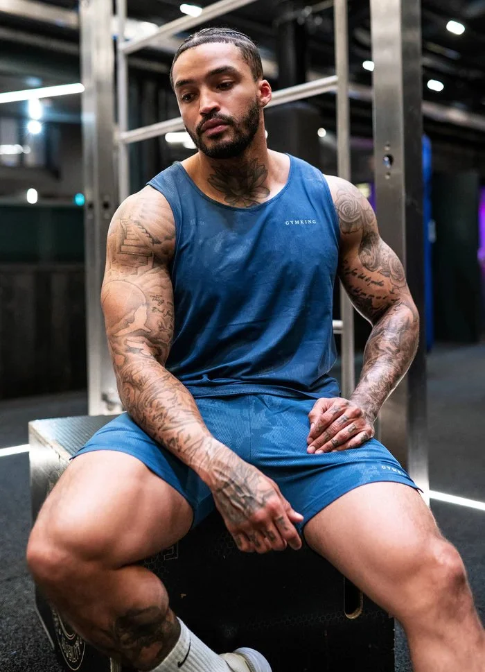 Gym King Debossed Camo Vest