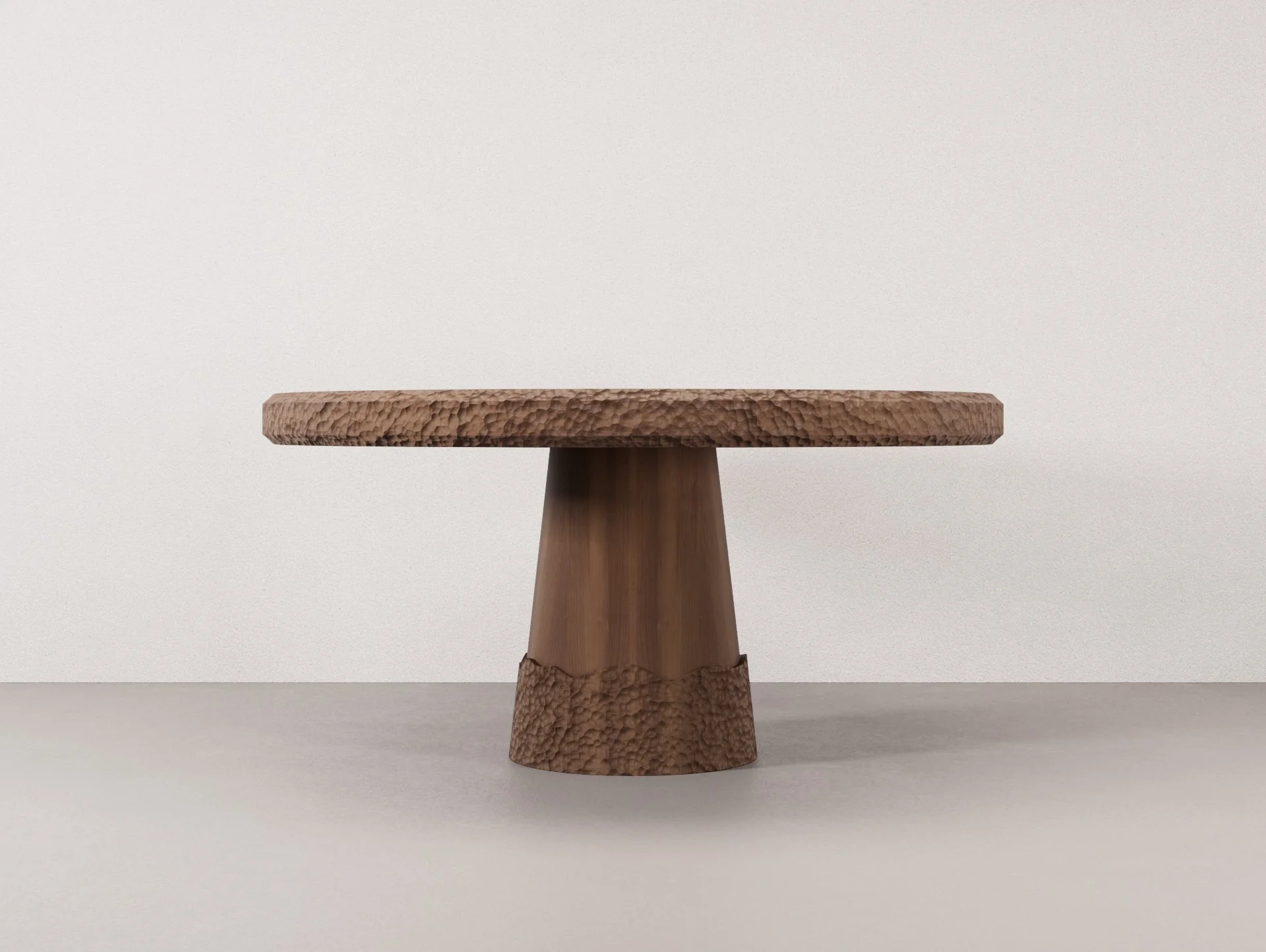 ECORCE - Circle dining table walnut