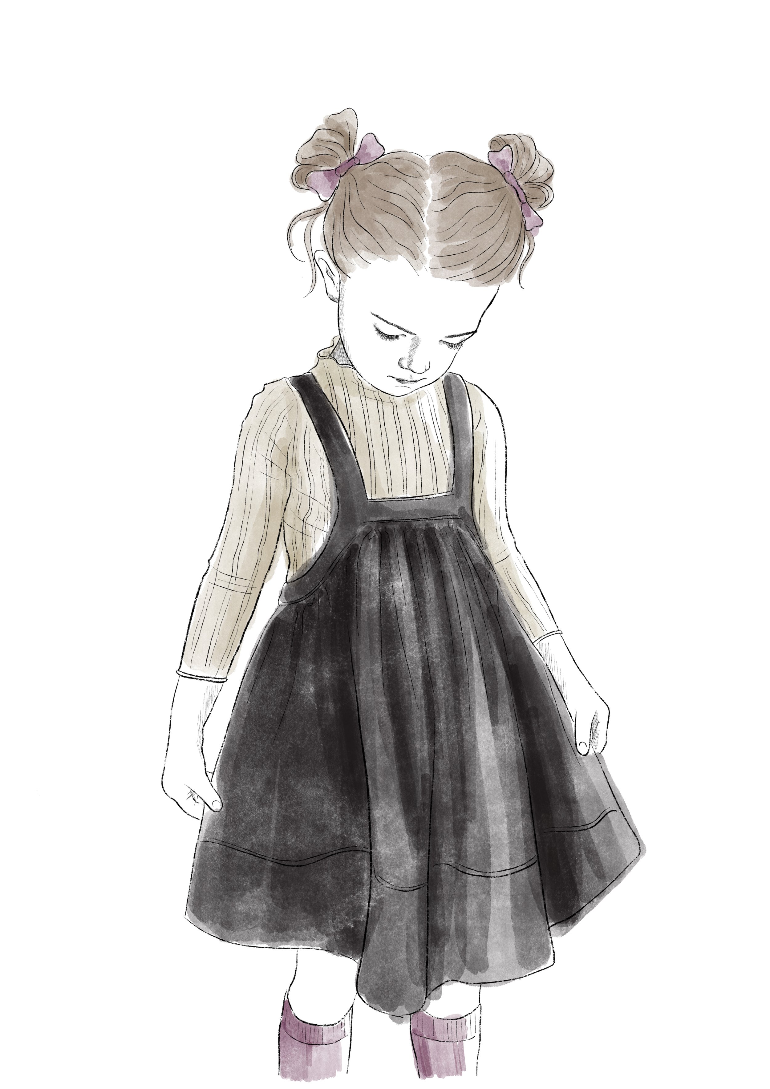 fashion illustration lily & todd hassidic jewish girl.jpg