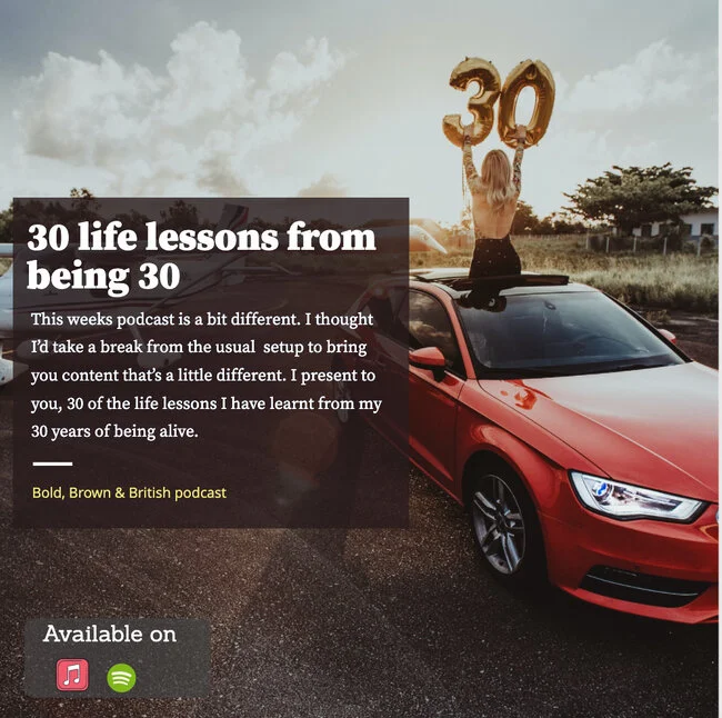 30 Life lessons before my 30s