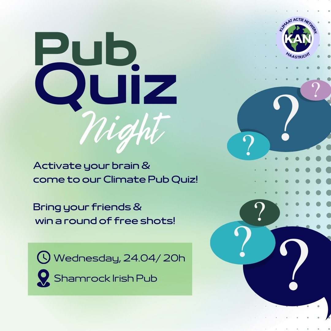 Join KAN for a fun Pub Quiz on Wednesday 24.04., 20h at Shamrock Irish Pub 🎉💚