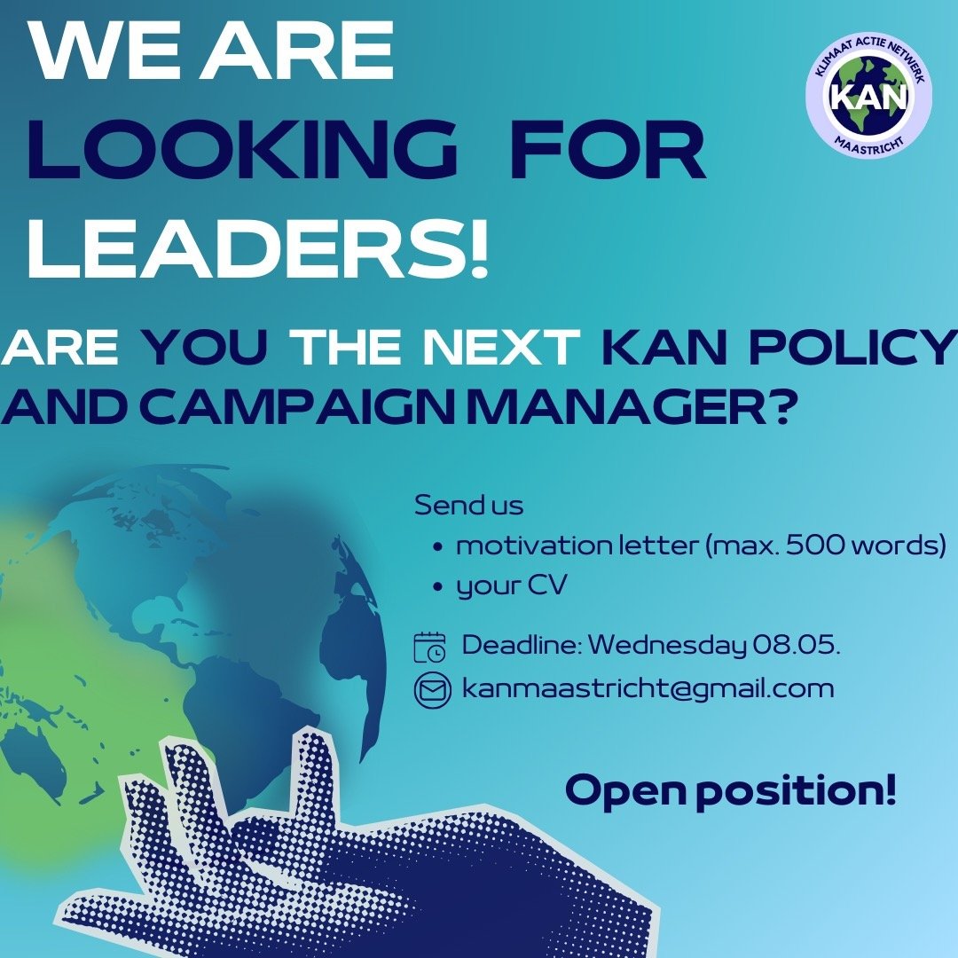 Apply to become KAN's new policy &amp; campaign manager until 08.05.👏