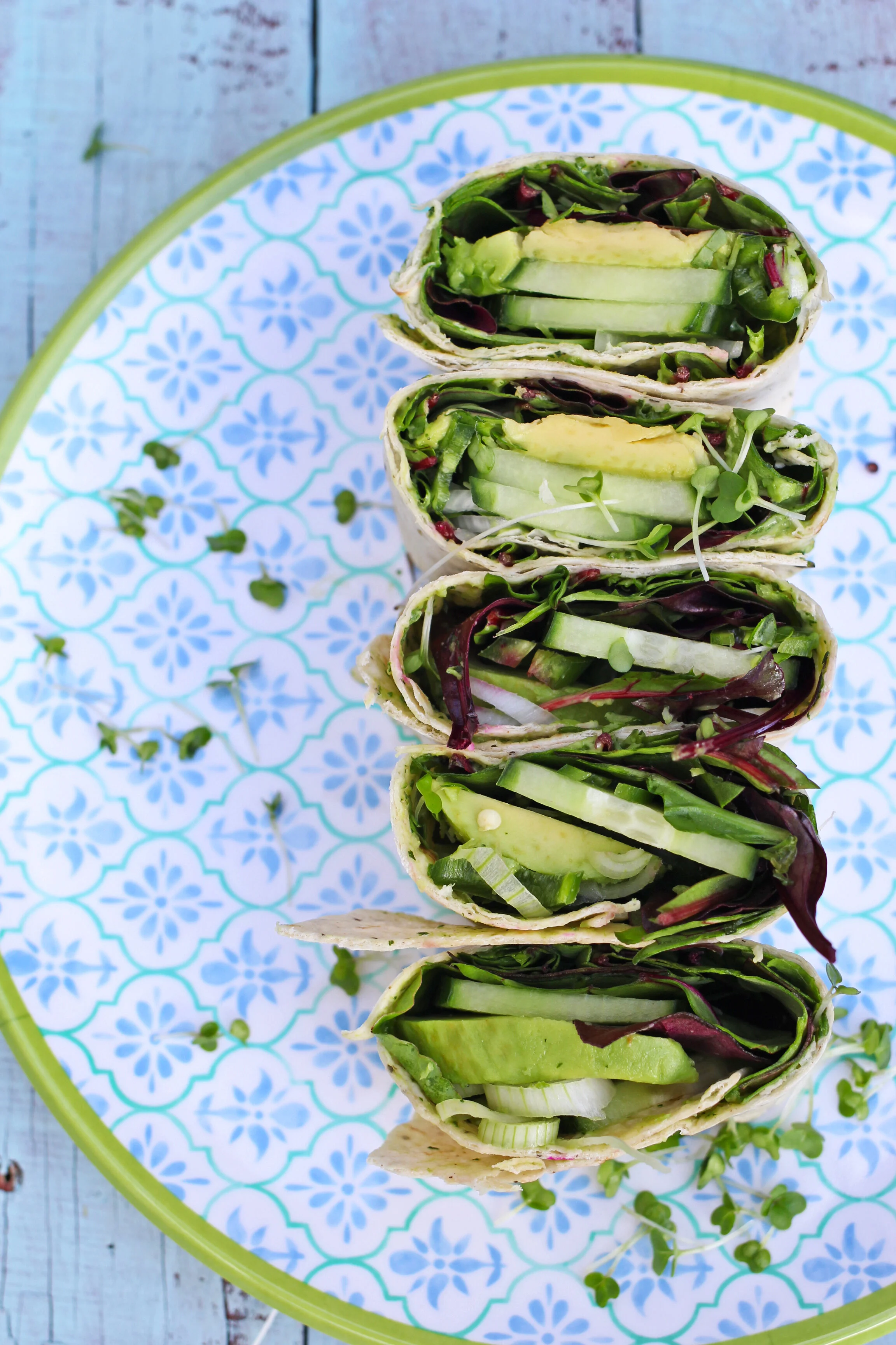 Vegan Green Goddess Wraps