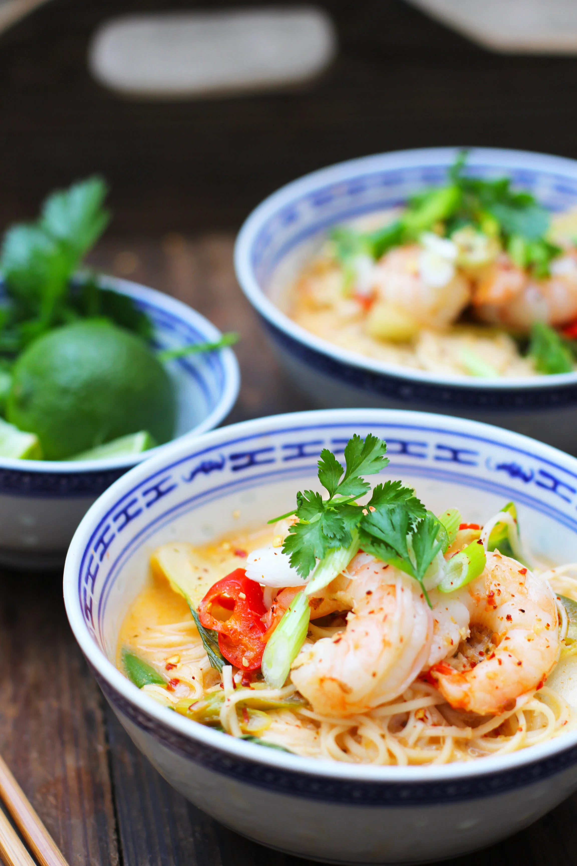 Hot & Sour Red Thai Prawn Noodles