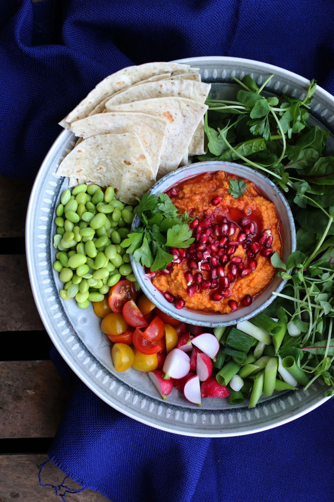 Sweet & Spicy Hummus Bowl