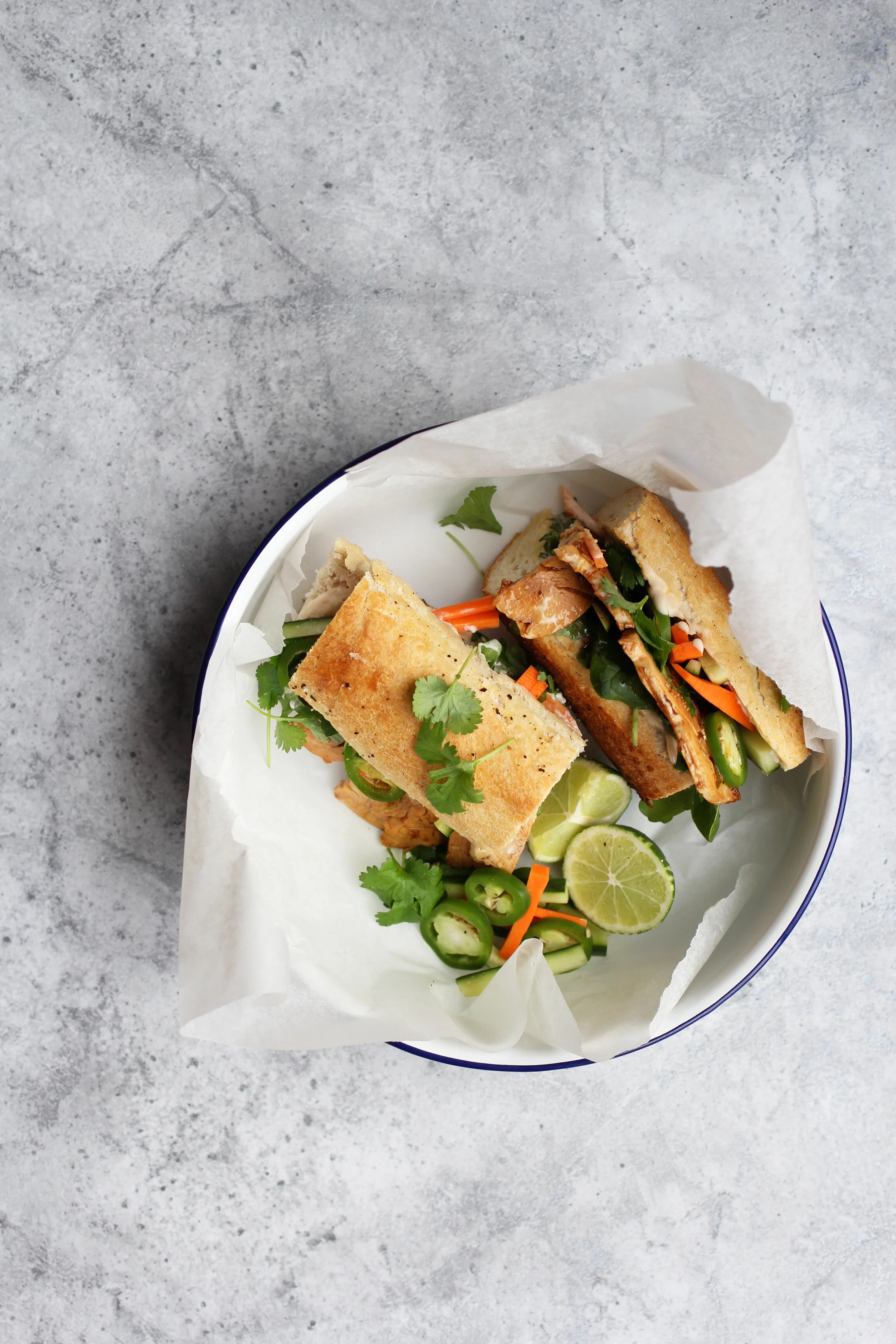 Bahn Mi Turkey Sandwich