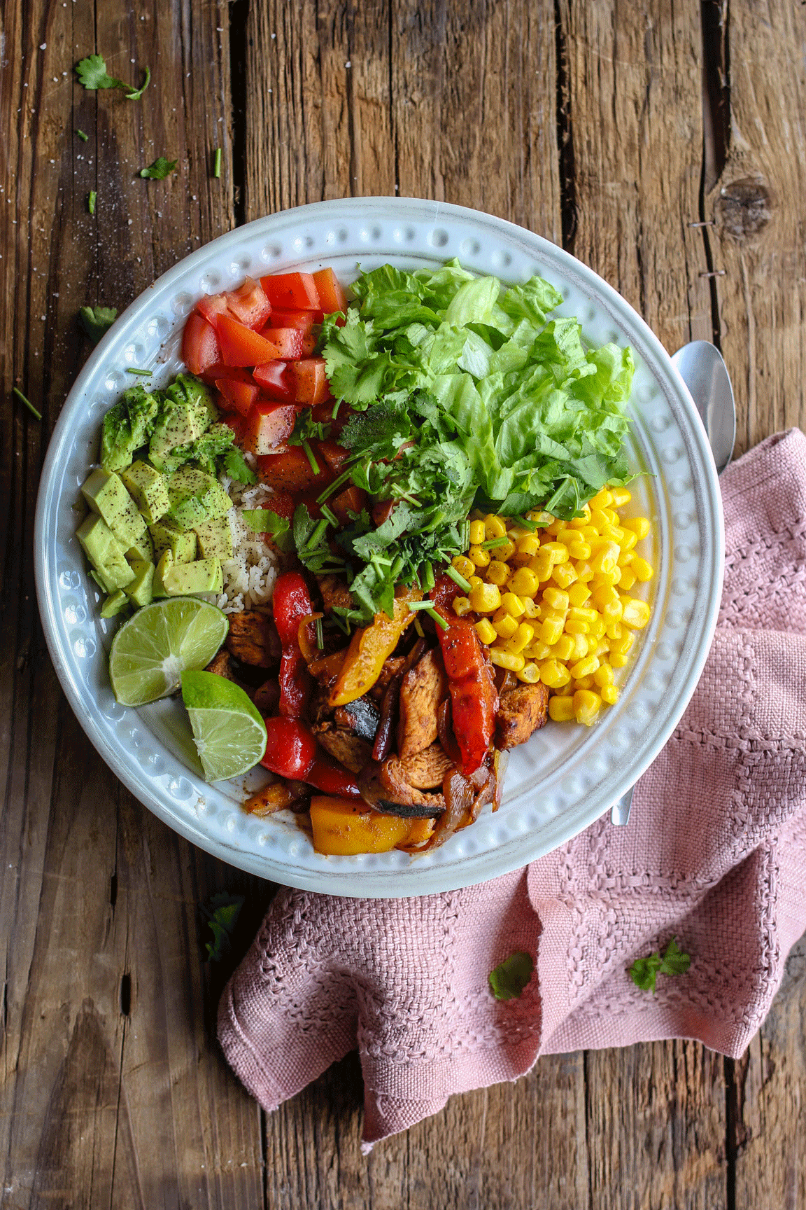 Chicken Fajita Burrito Bowl