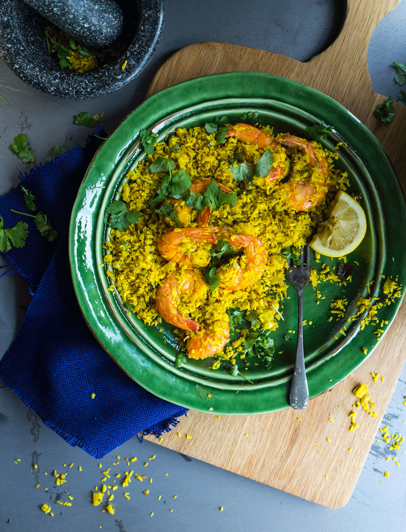 Coconut Fried Prawns