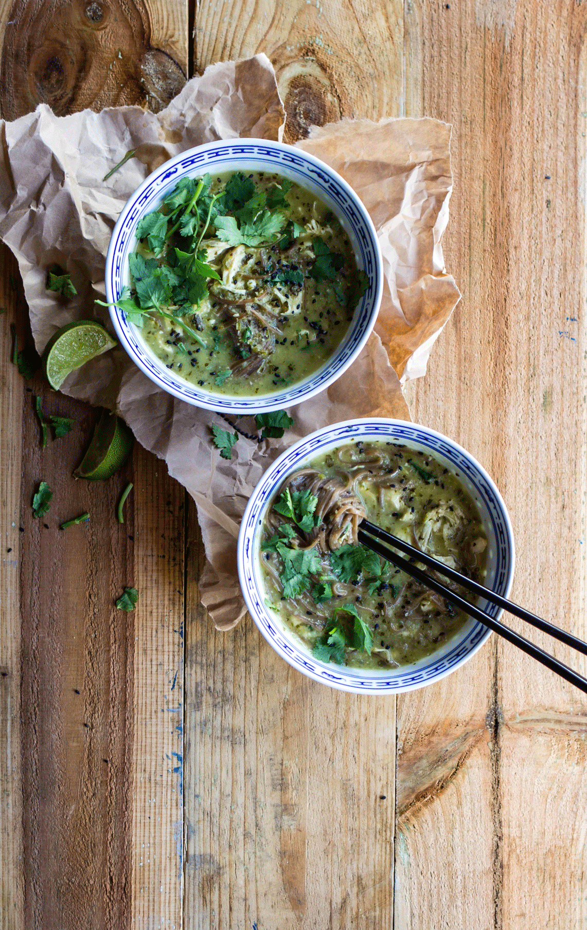 Thai Green Soba Noodles