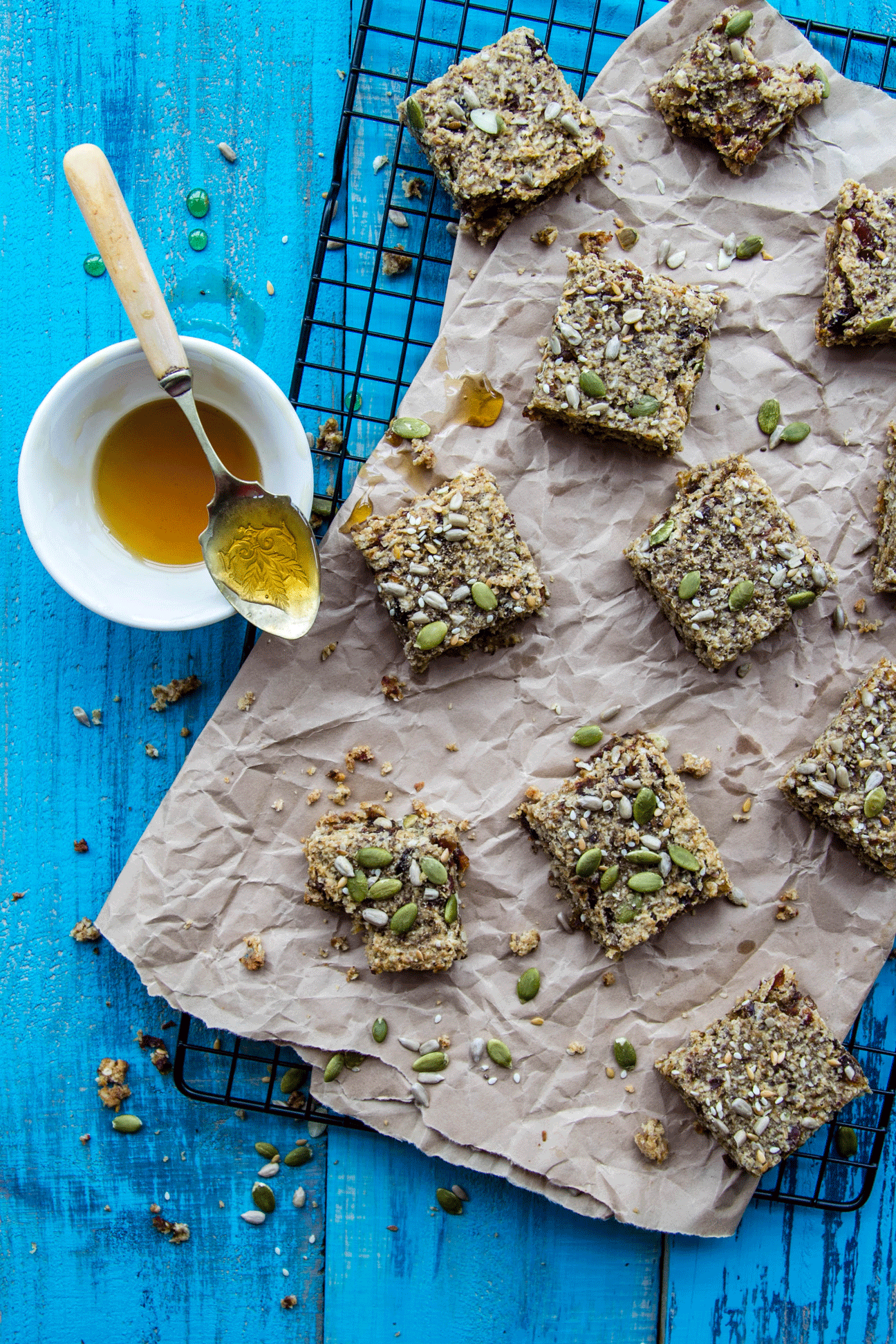 Coconut, Banana and Date Breakfast Squares