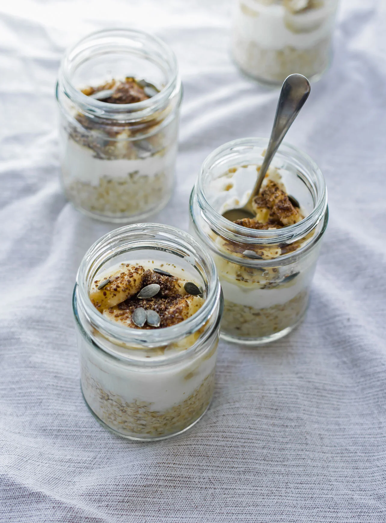 Coconut and Banana Overnight Oats