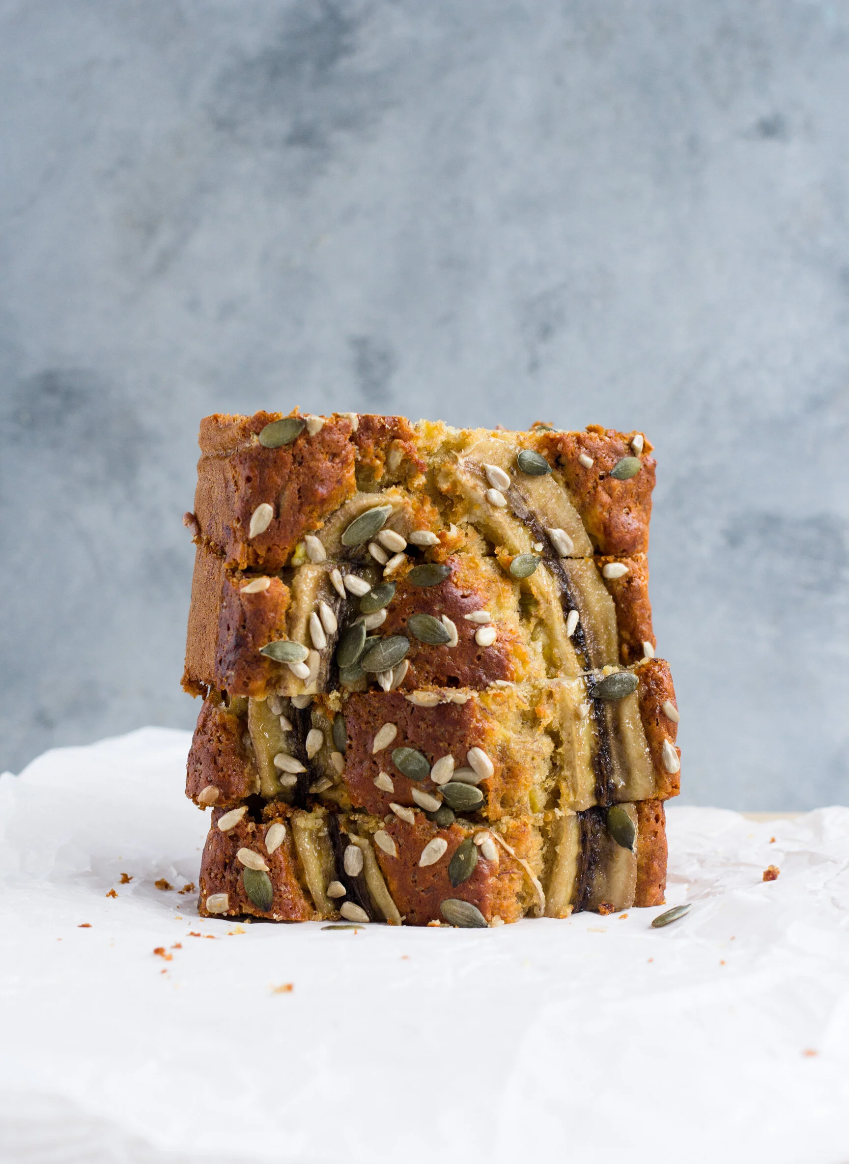 Seeded Banana Bread with Orange & Coconut