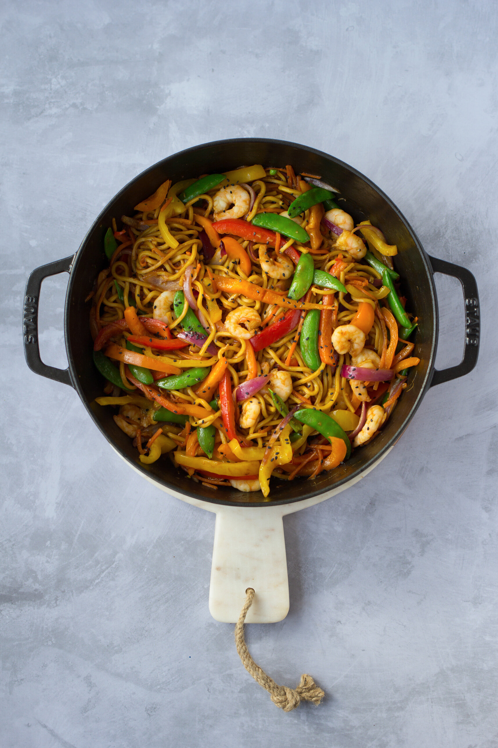 Prawn Rainbow Stir Fry