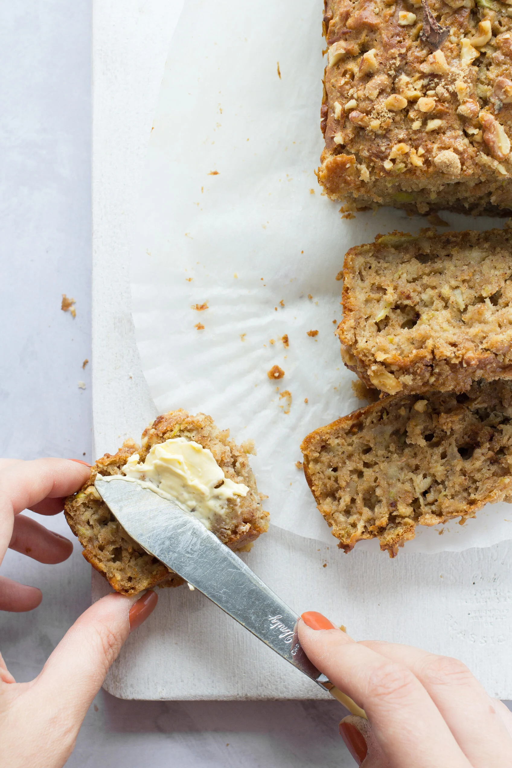 Chai Spiced Apple and Walnut Loaf