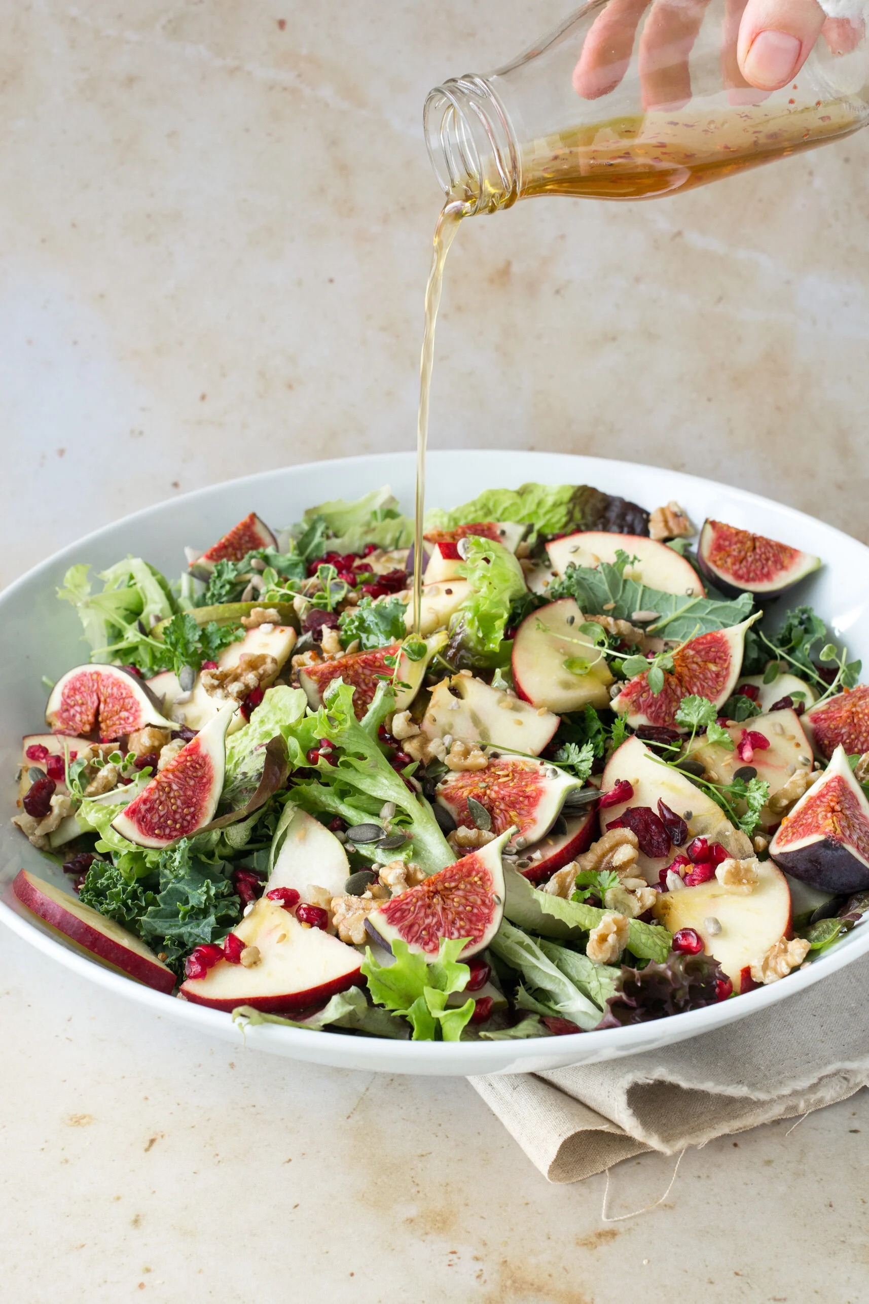 Autumn Harvest Salad with Apple Cider Vinaigrette