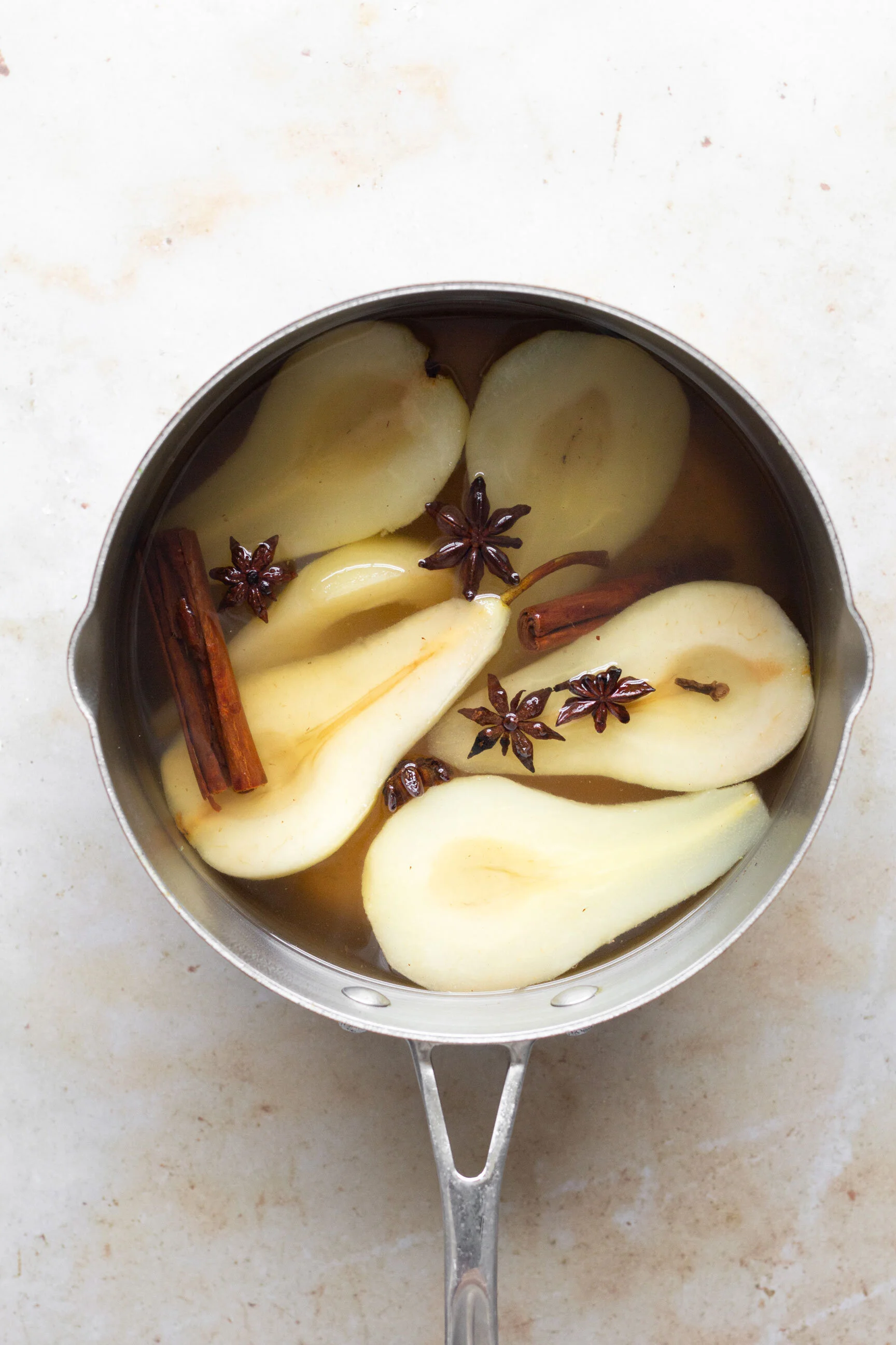 Spiced Poached Pears