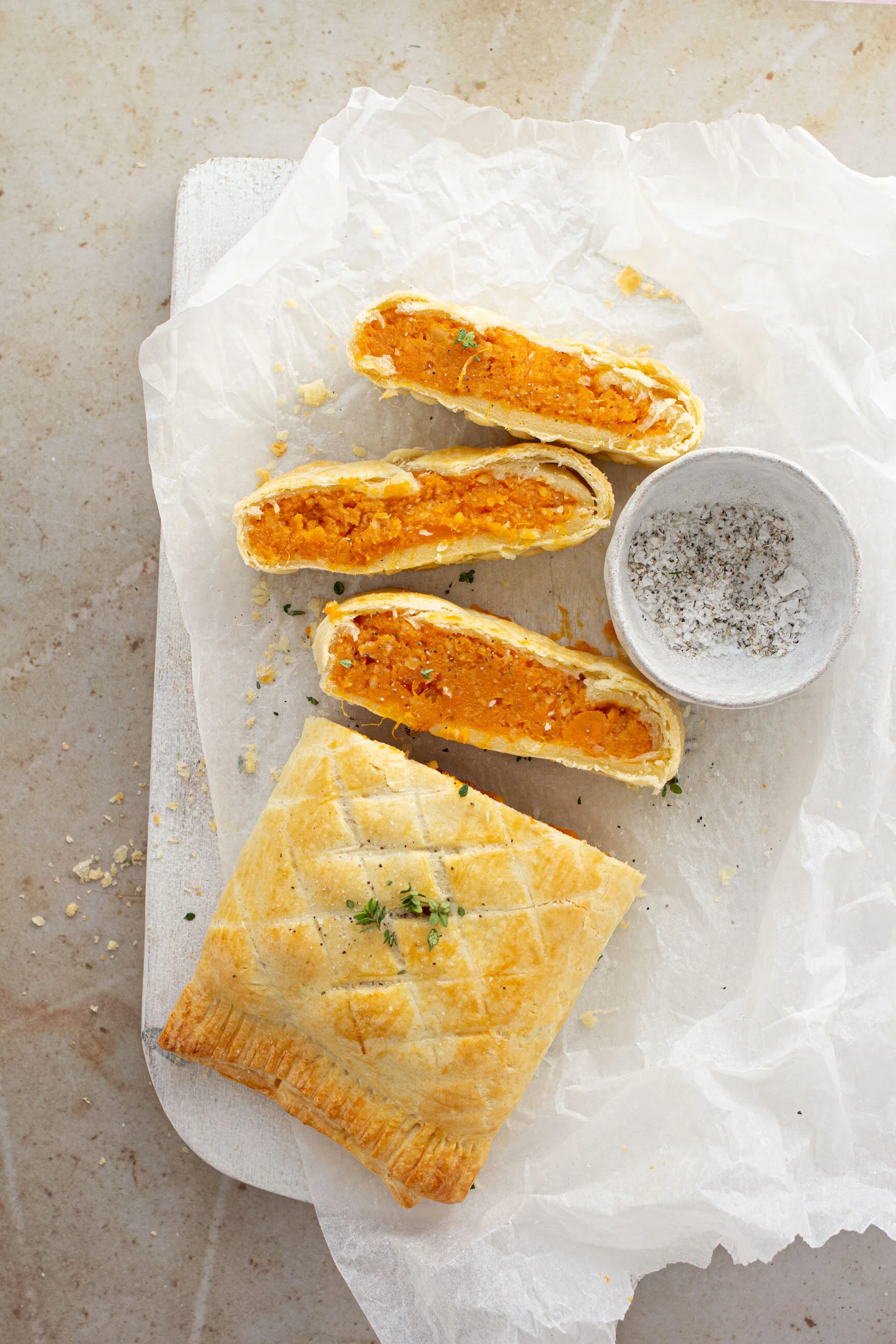 Butternut Squash and Chickpea Wellington