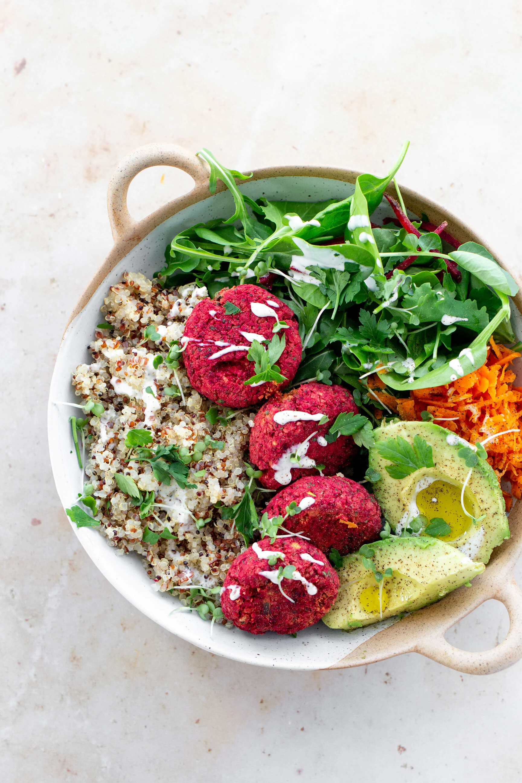 Beetroot Falafel