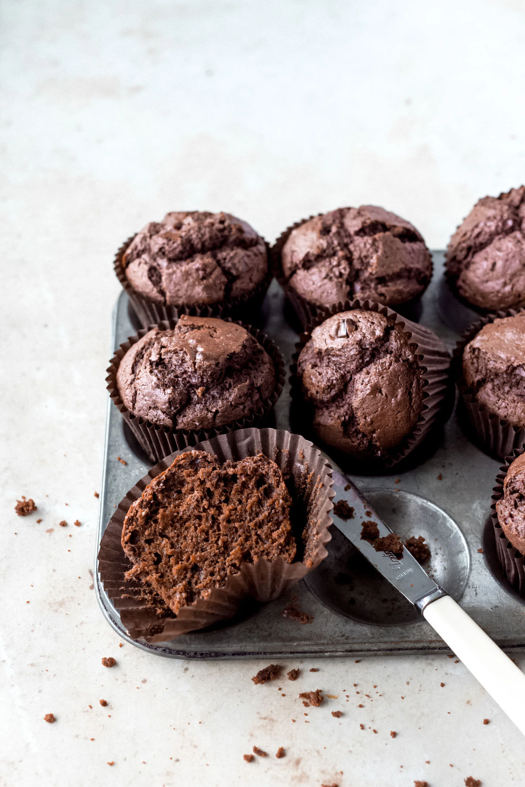 Chocolate and Beetroot Muffins