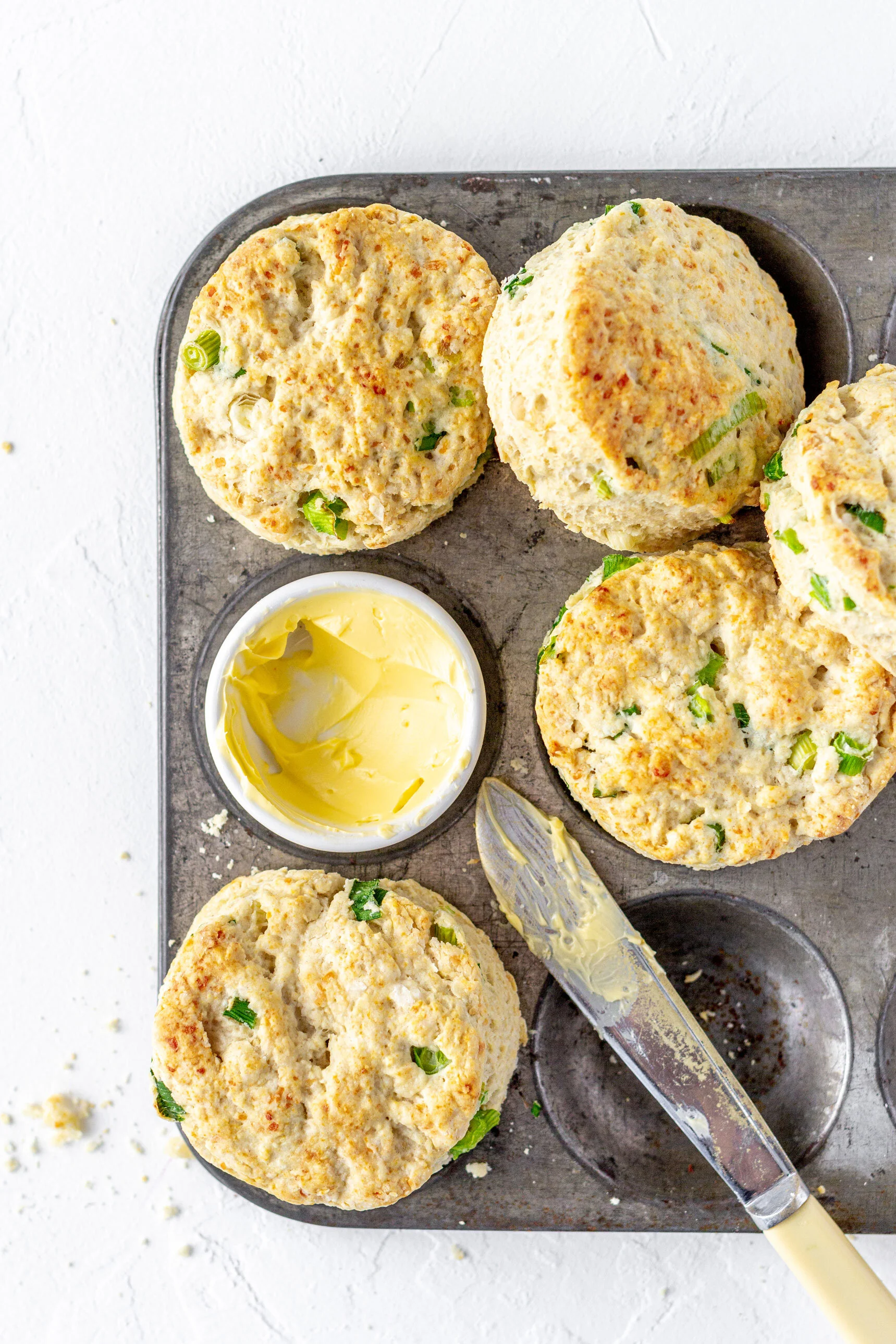Spring Onion and Parmesan Cheese Scones