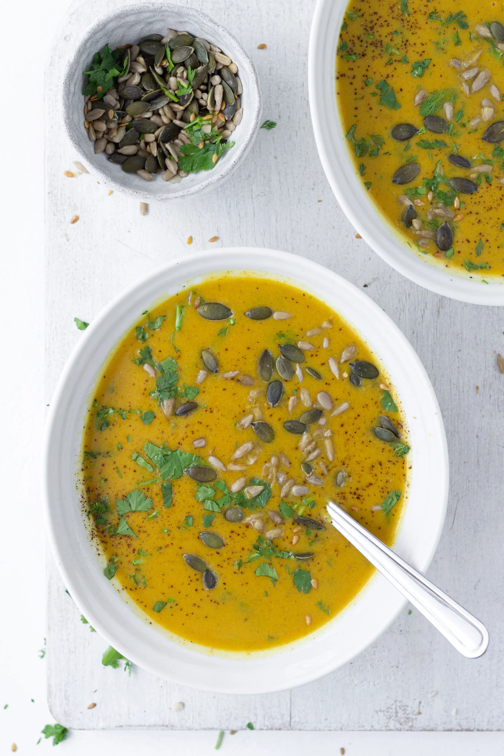 Curried Carrot and Coriander Soup