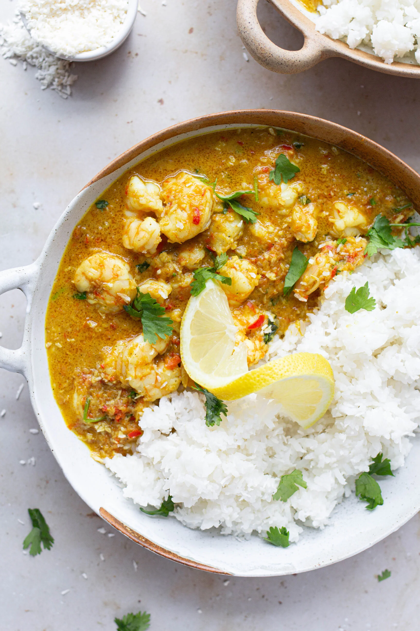 Prawn Curry with Coconut Rice
