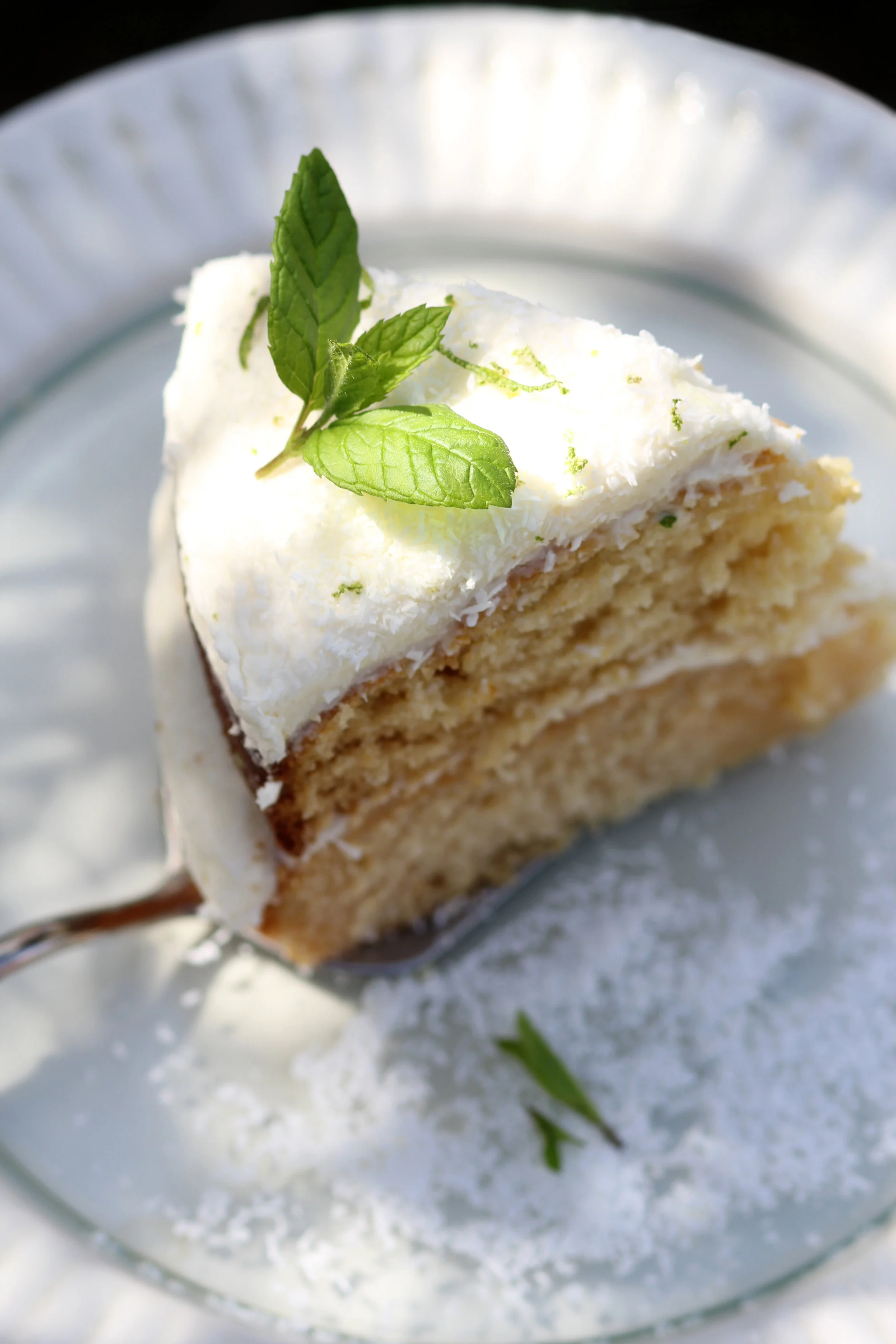 Lime and Coconut Cake