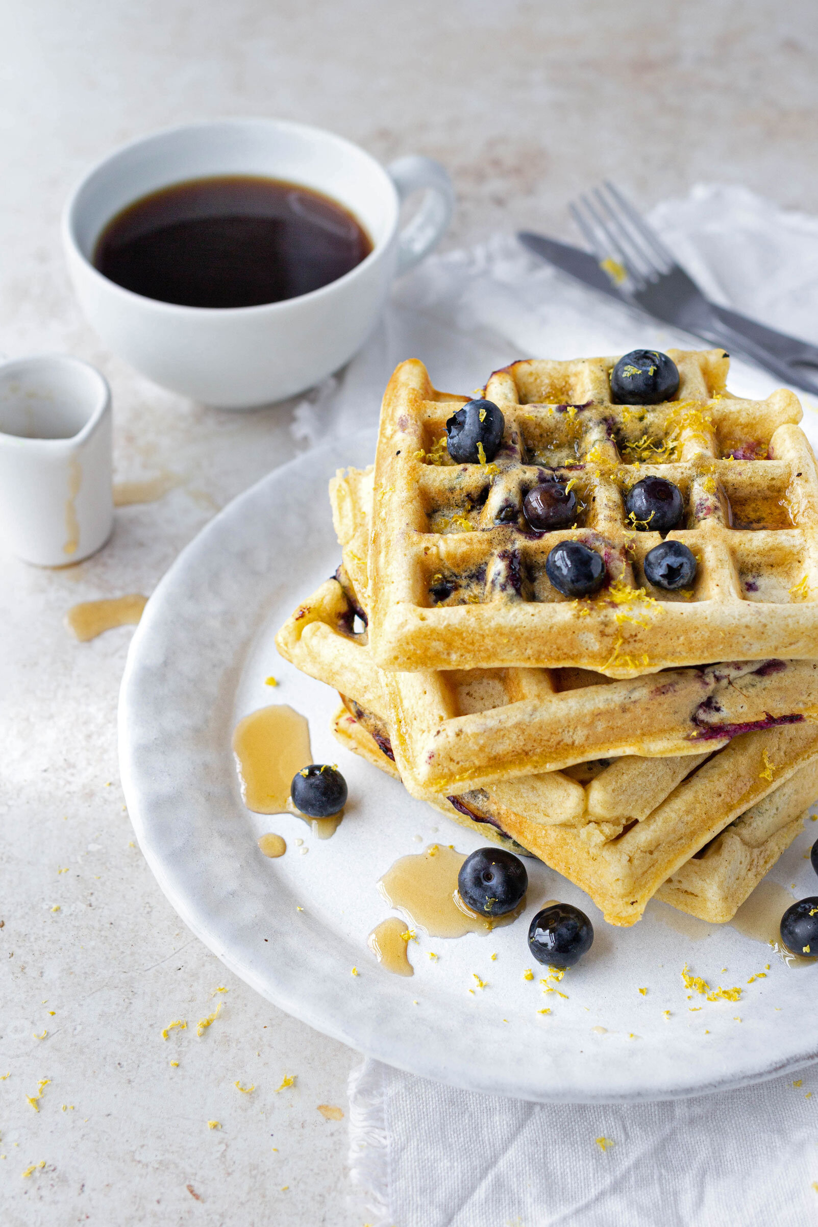 Blueberry Waffles — The Mother Cooker
