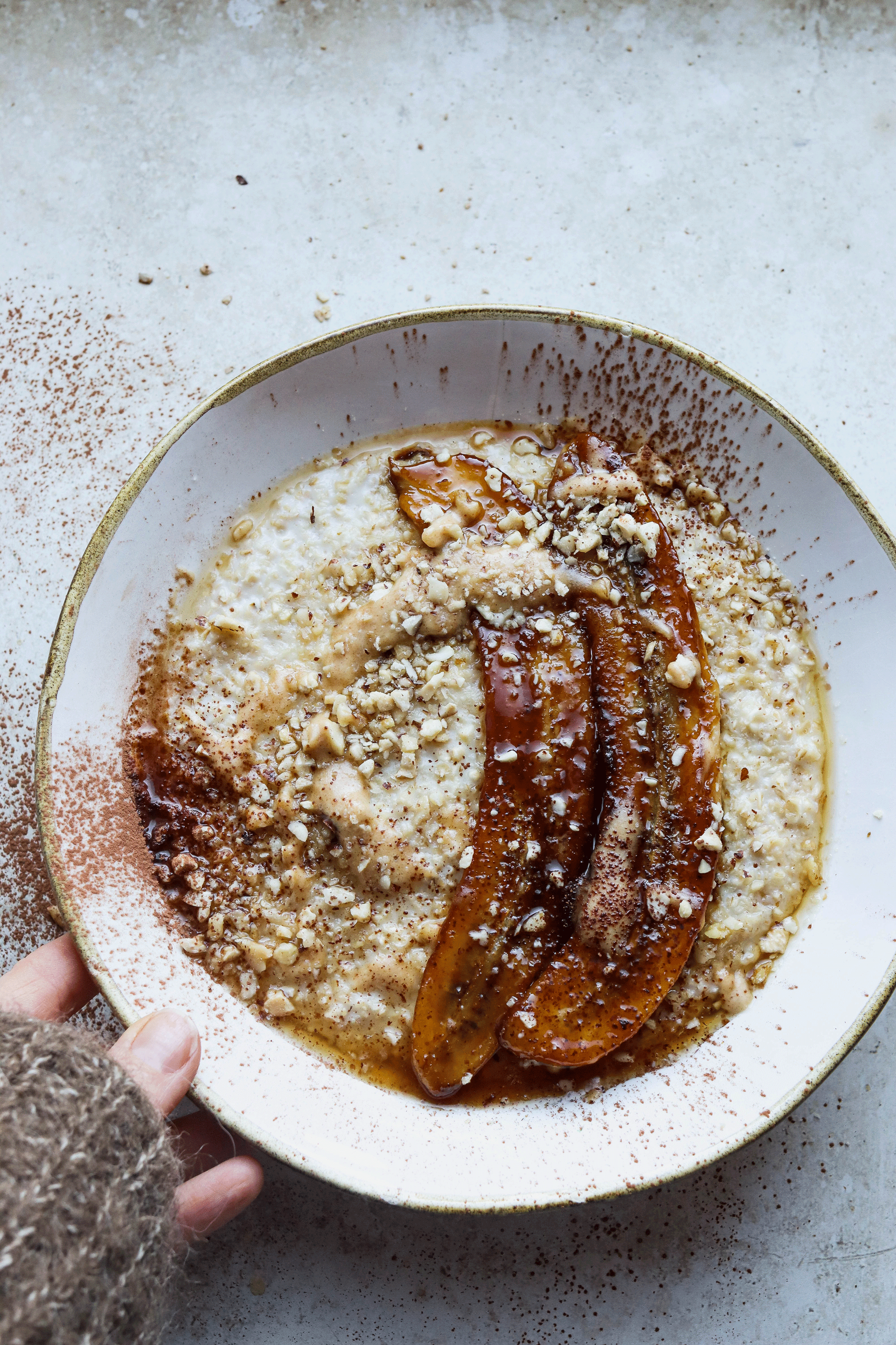Caramelised Banana Porridge