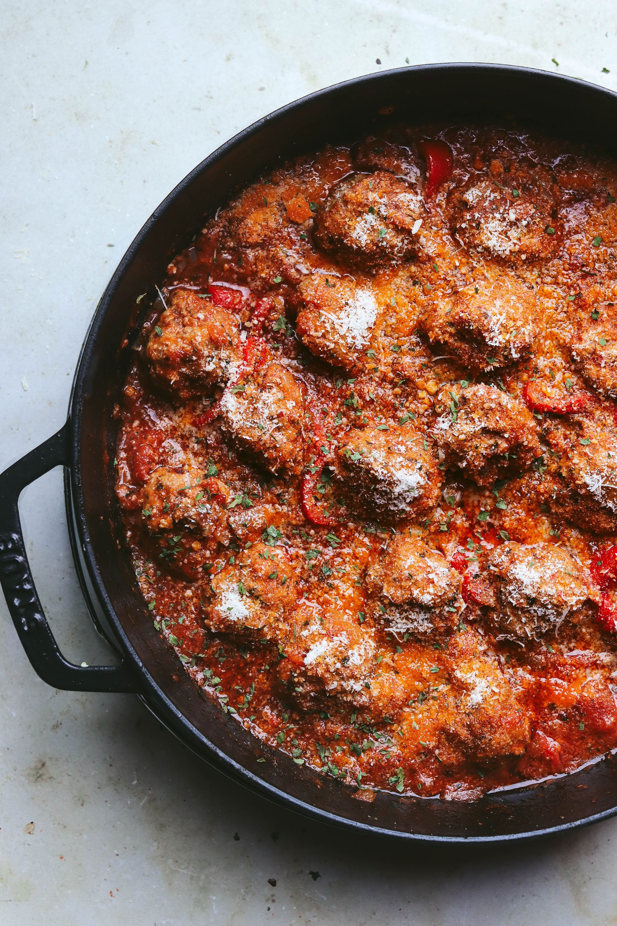Pork Meatballs in Tomato Sauce — The Mother Cooker