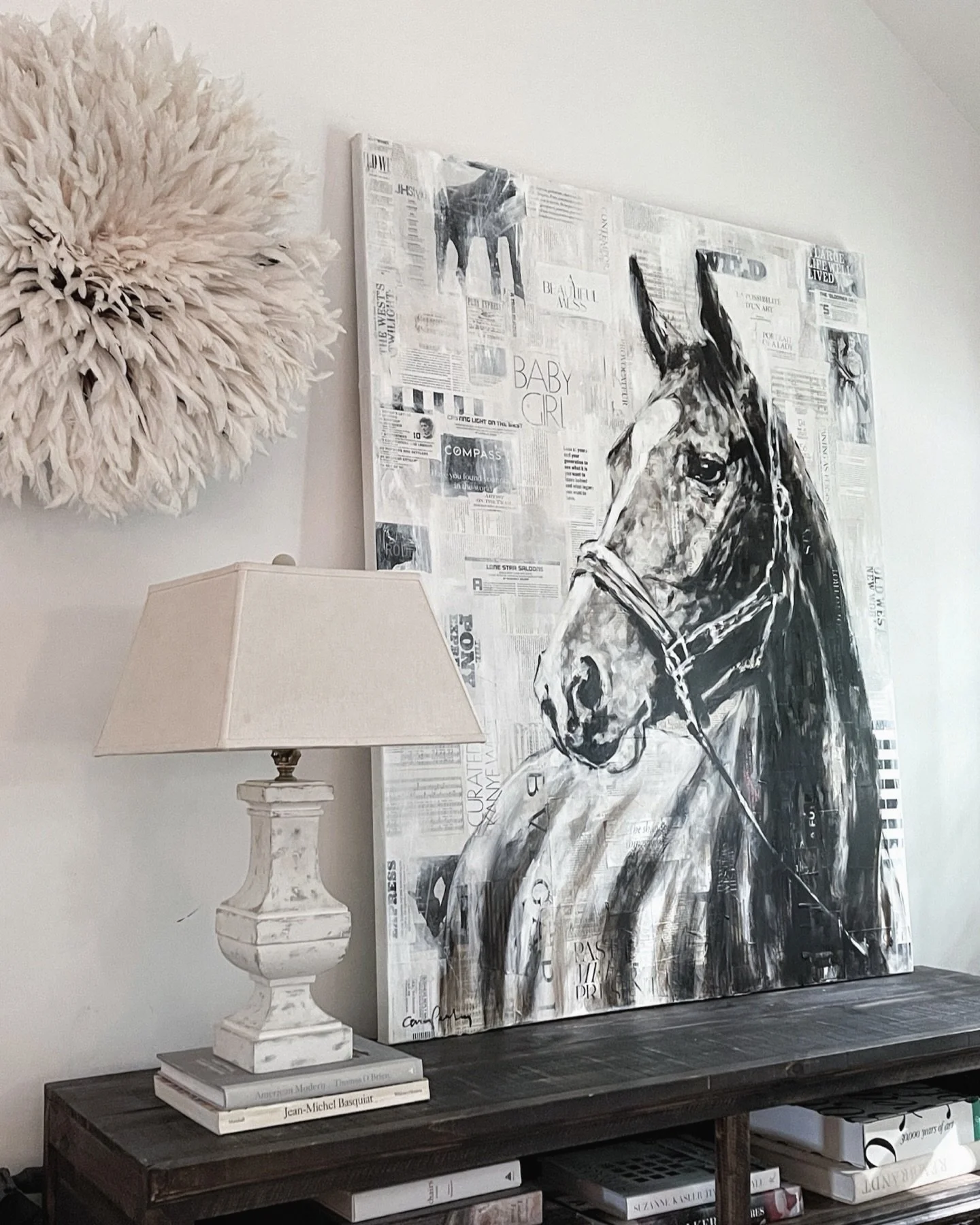 In a nut shell. 

I am inspired by nature and history.  acrylic is my medium often combined with collage material not limited to Vintage books, sheet music, magazines, scrap paper, maps, anything really that I feel led to include.  I begin with an an