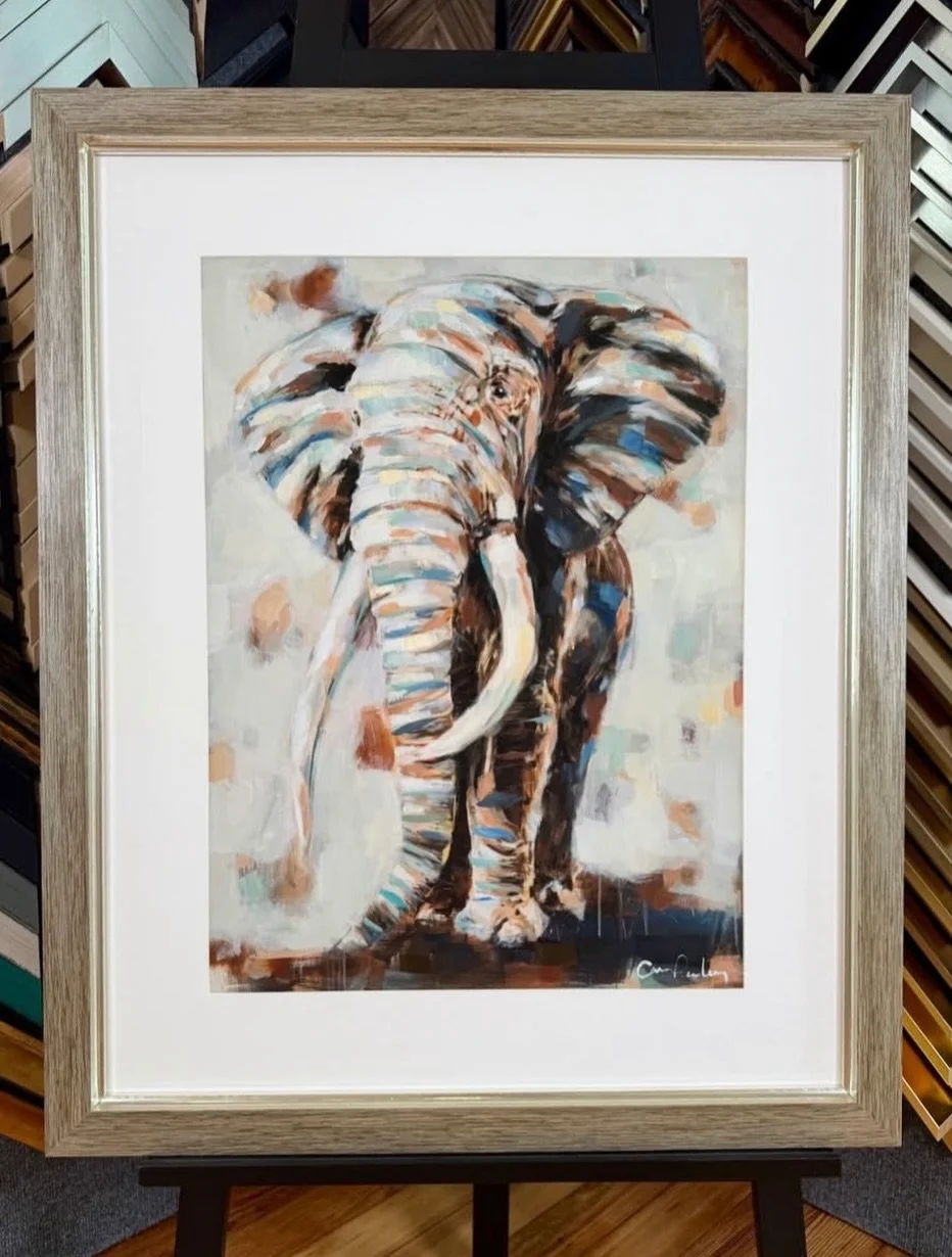 Another handsomely curated custom frame by @penleyprintingandframing for my 18x24 Tusk signed archival print!

Follow Penley Framing for more ideas and creative insight on ways to frame your special pieces of art or photo memories.