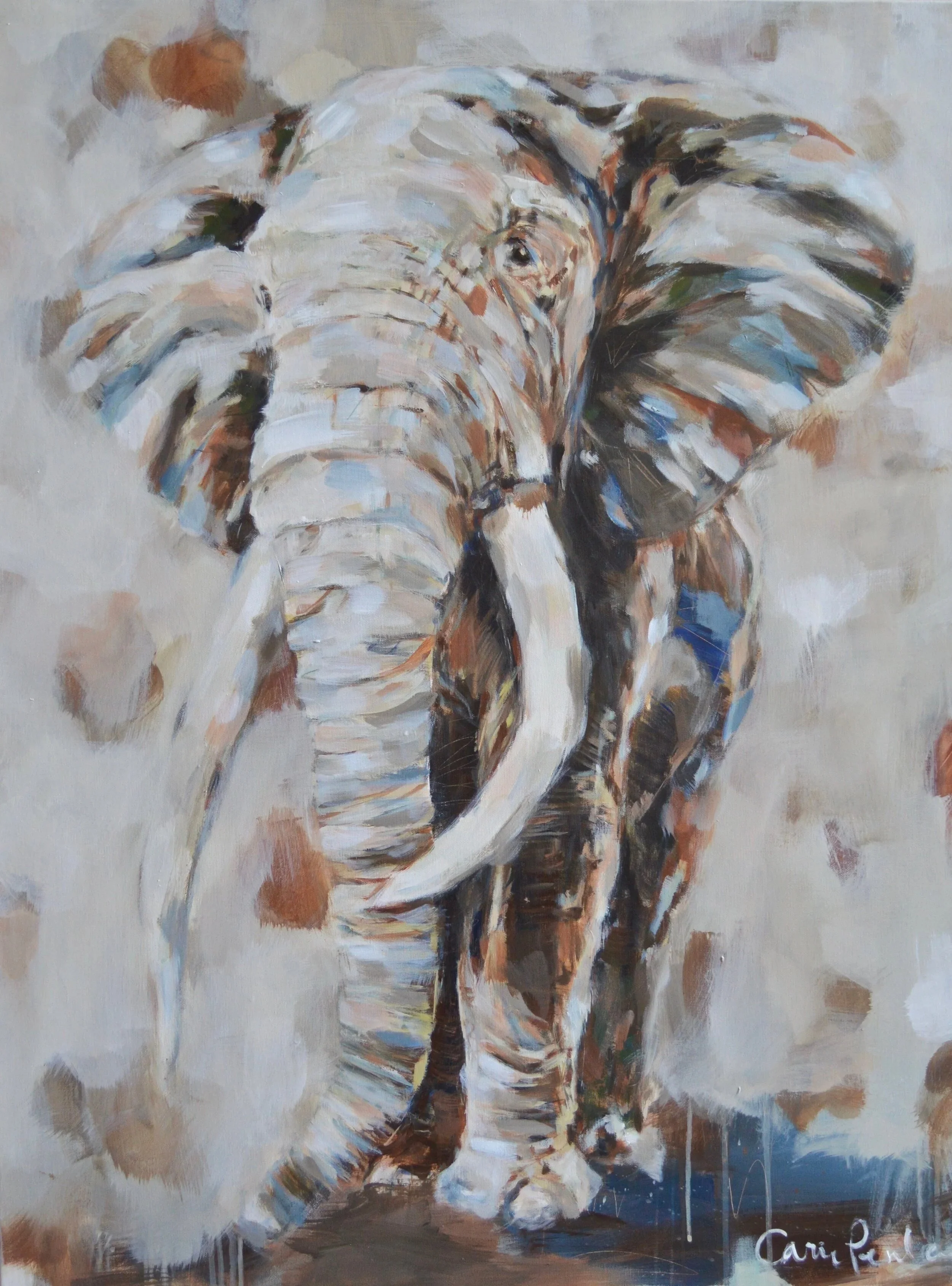 Carrie Penley Art elephant painting