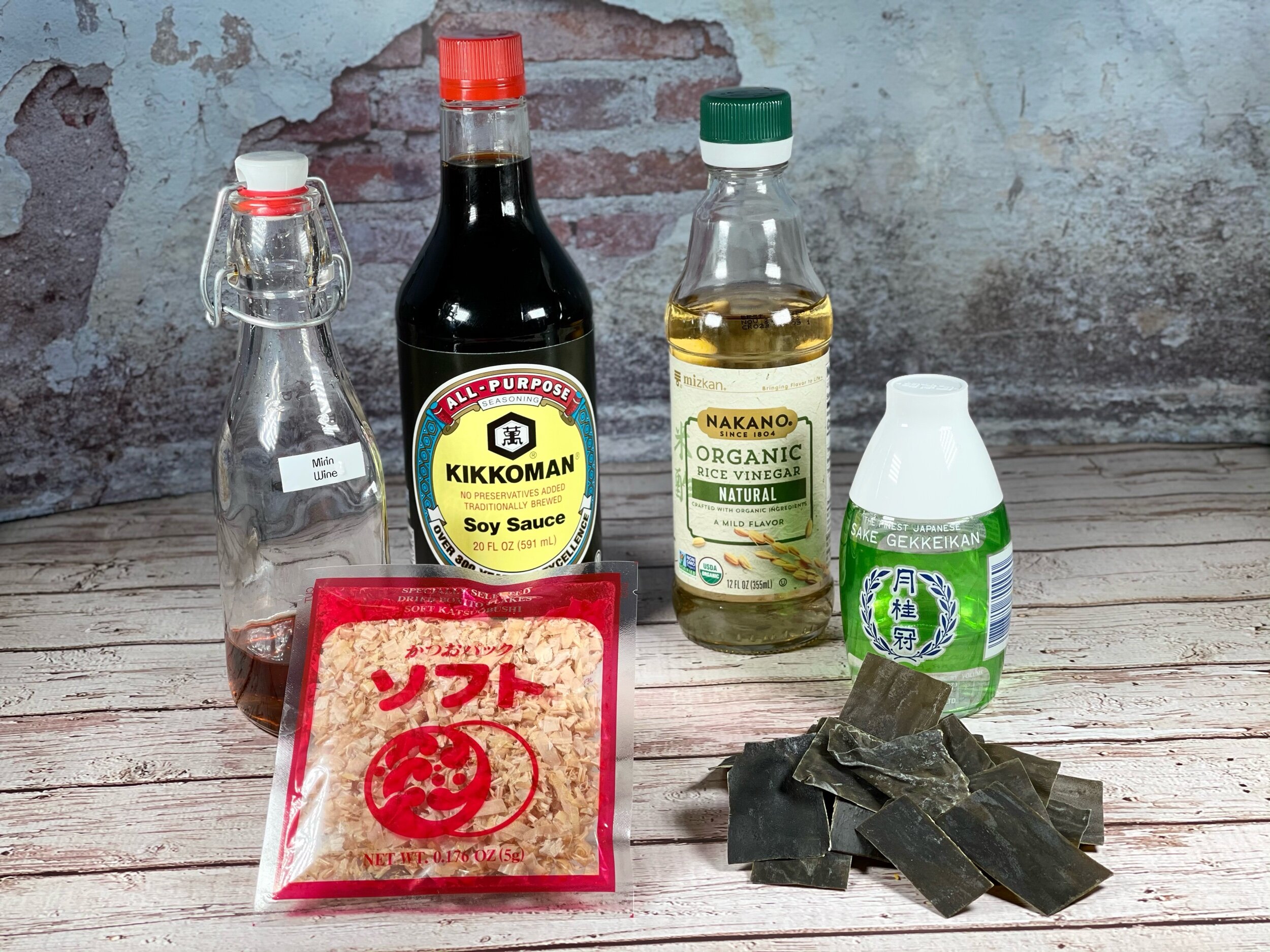 Base ingredients for Ponzu Shoyu