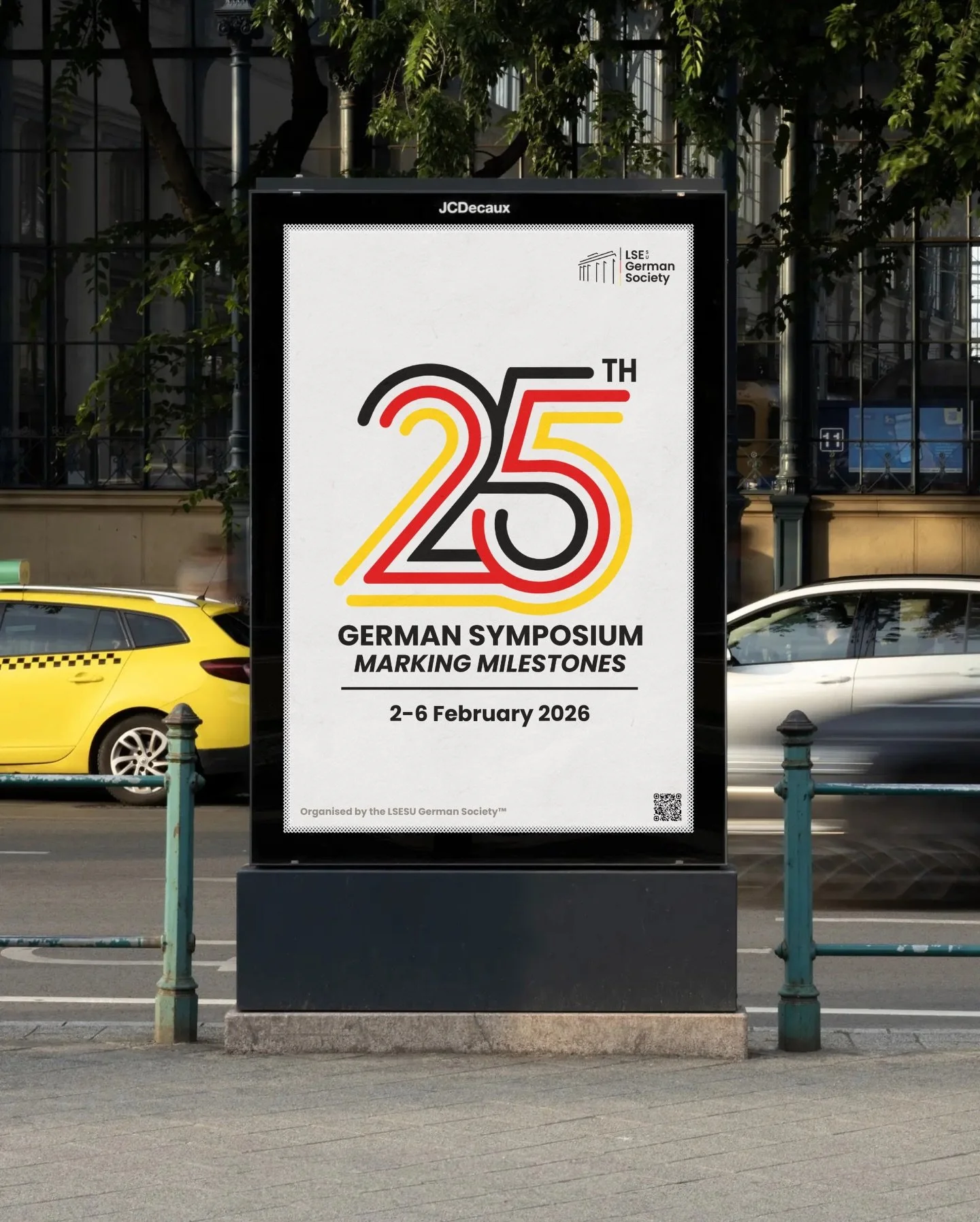 Happy New Year! 
Mark your calendars for a real highlight in 2026:
For the 25th time now, the LSE German Society invites you to the German Symposium, a week of intricate debates on German and European politics, culture, business and media. Under the 