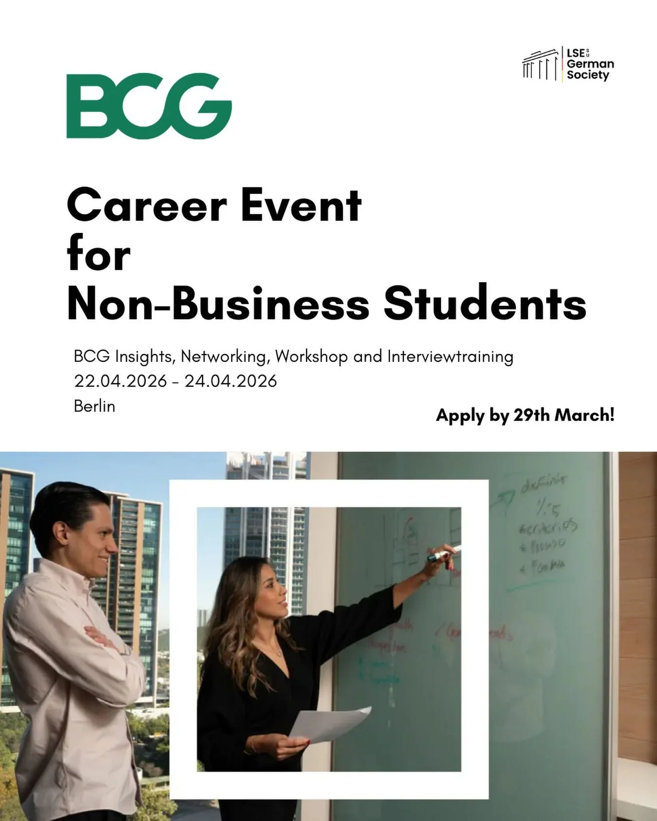 BCG Entry-level Event for Non-Business Students | The World Needs Your Perspective 🪐

Not studying business but curious about consulting? This is your chance to explore it.
At the career event, you&rsquo;ll gain hands-on insights into the world of s