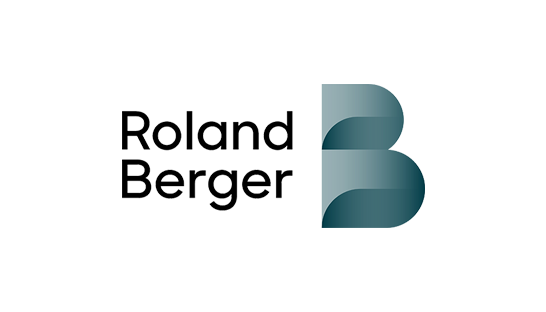 Logo of Roland Berger with the company name and a stylized 'R' graphic.