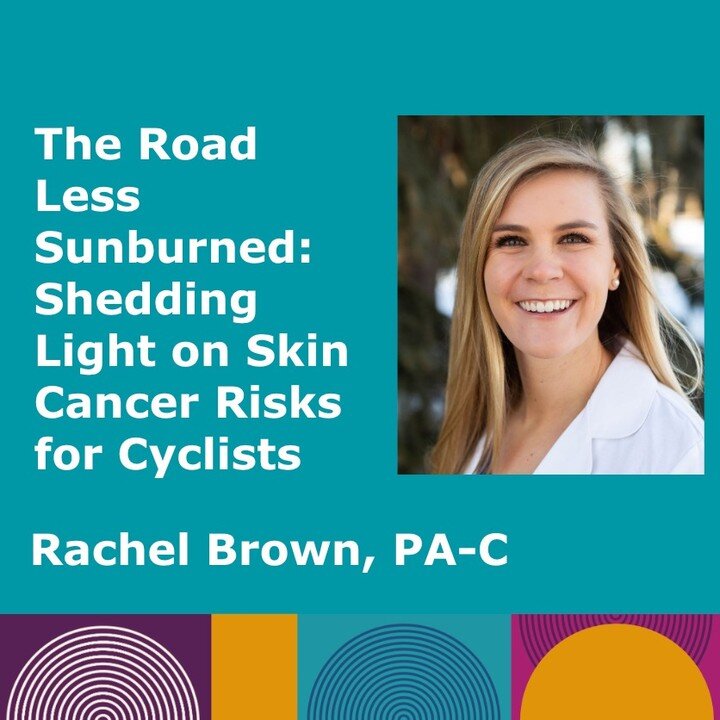 🌤 We are lucky to have @rachbrown6521 on our team who is a PA-C in the field of dermatology! Rachel is no stranger to spending lots of time in the sun on her bike, having trained for and raced multiple gravel centuries.

🌤 She has taken the time to