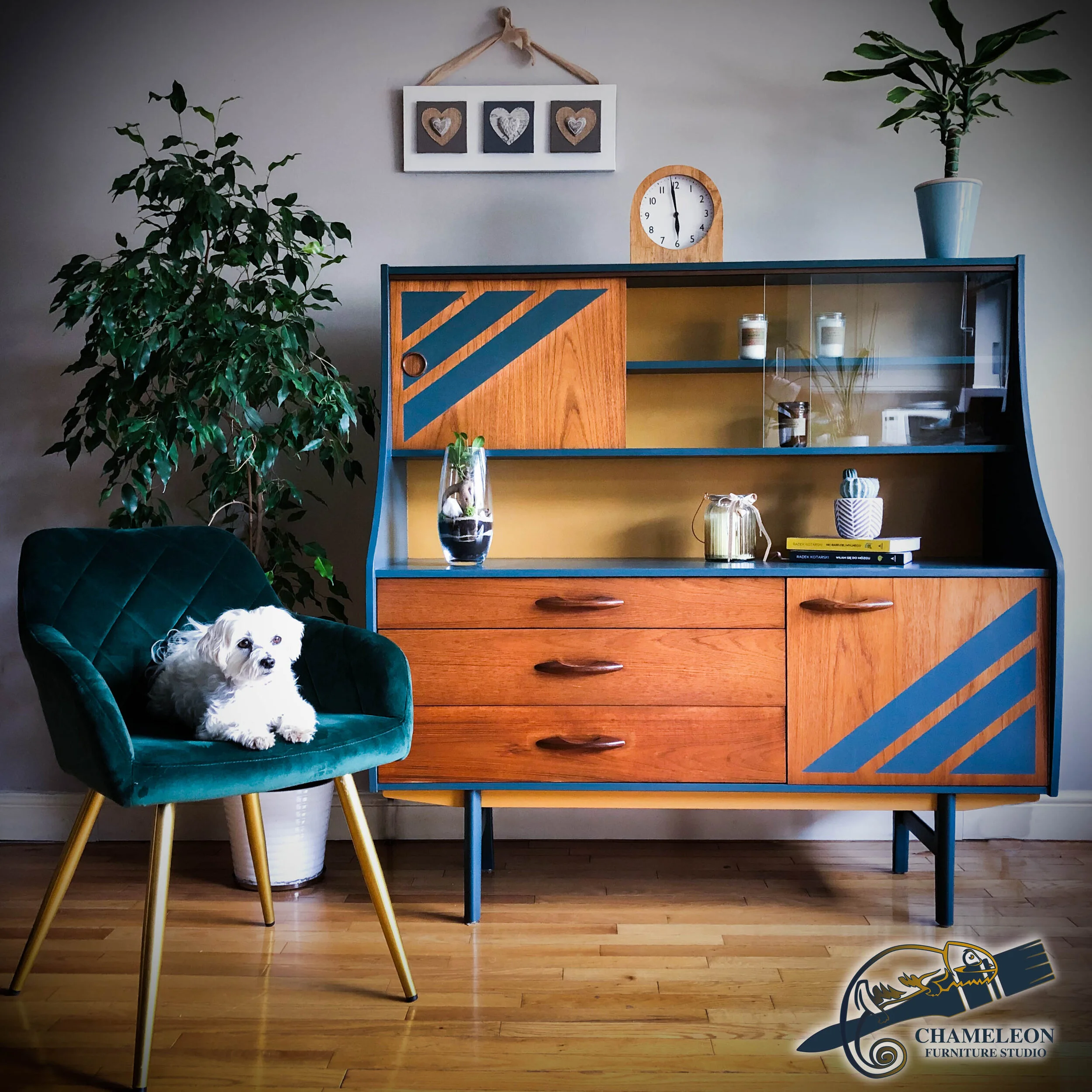 Frank Mid Century Modern Highboard