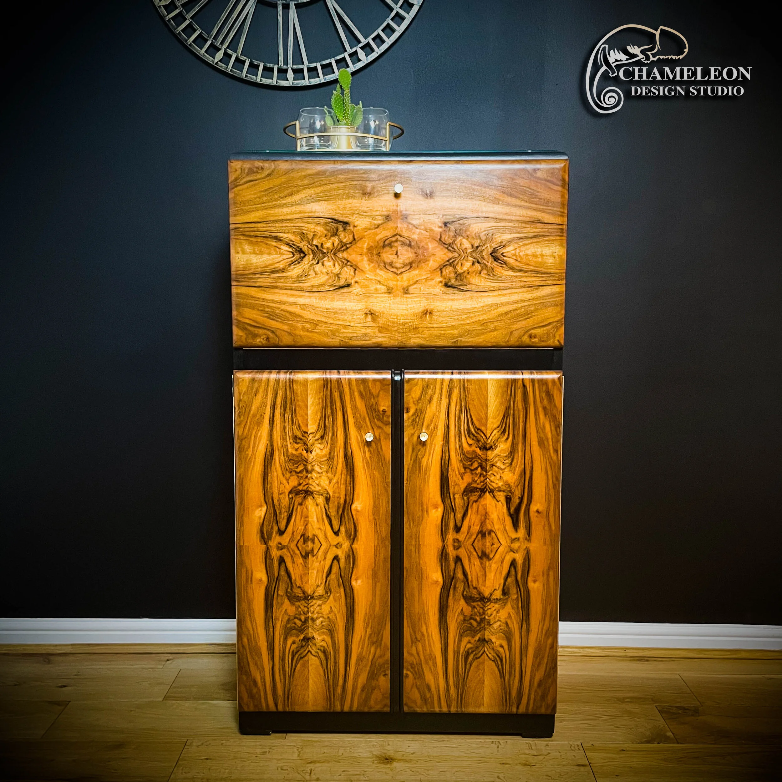 redesigned drinks cabinet