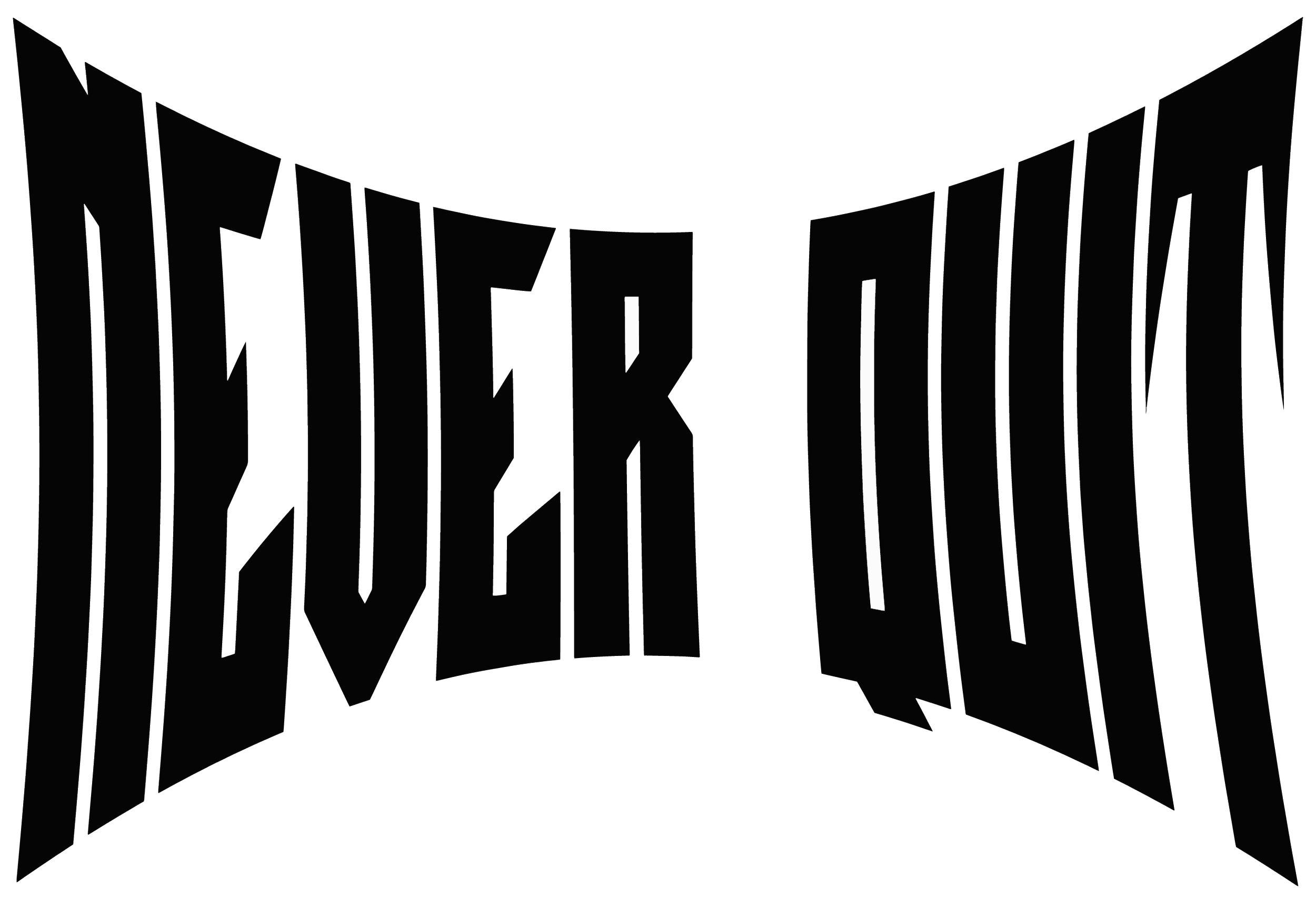 3D wireframe text spelling 'METAL' in a circular formation with black background.