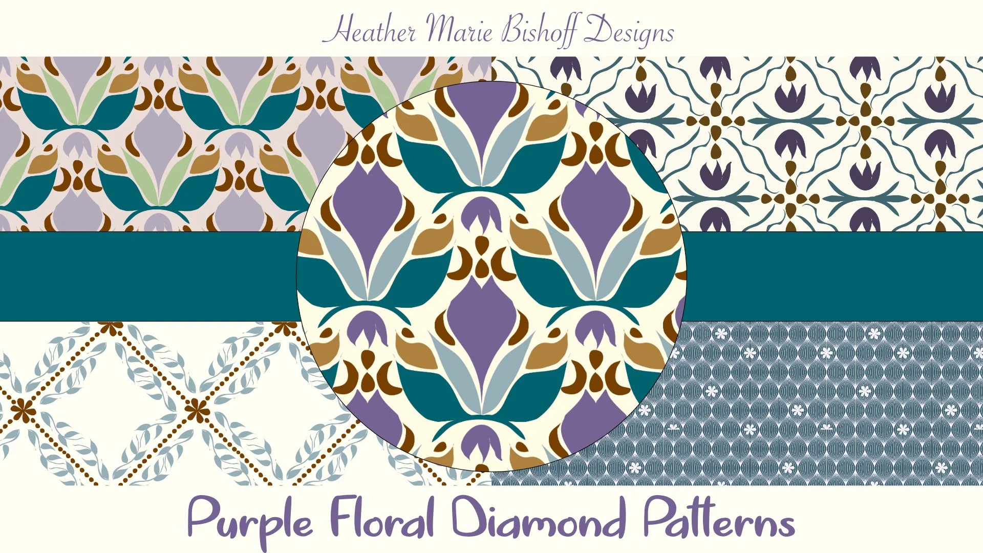 Purple Folk Florals